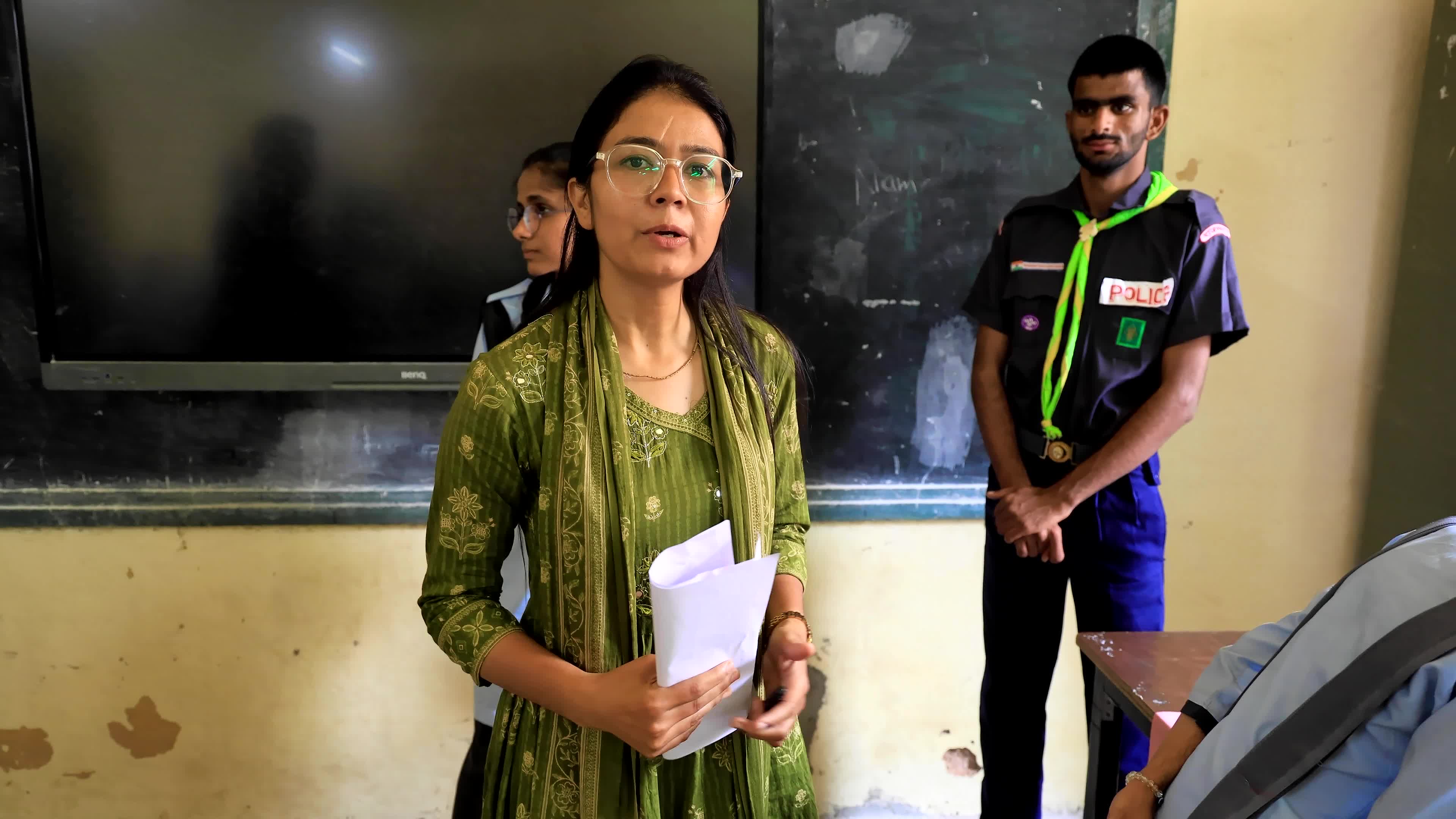 Hearing and Speech impaired students Children Parliament in Jaipur