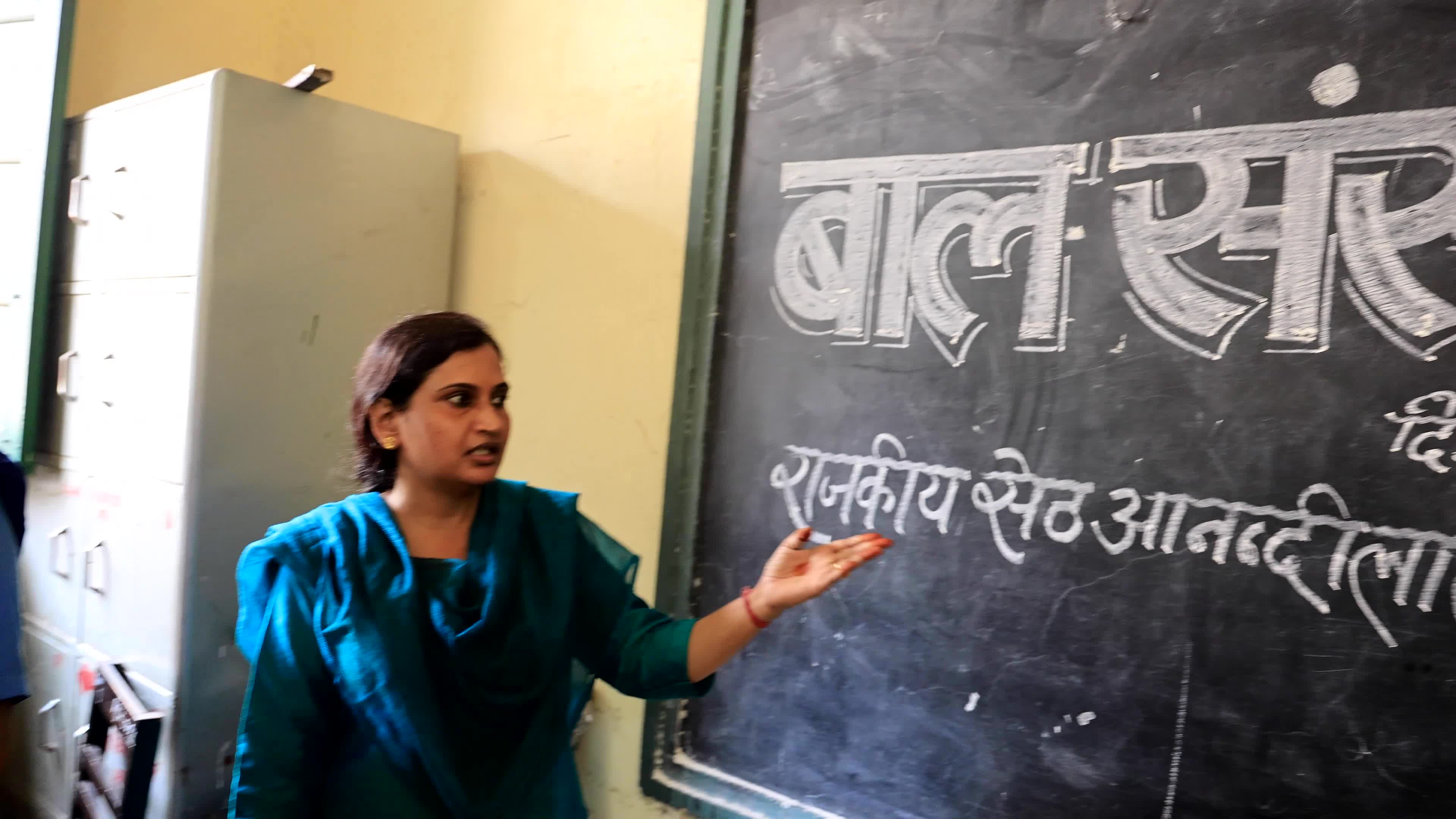 Hearing and Speech impaired students Children Parliament in Jaipur