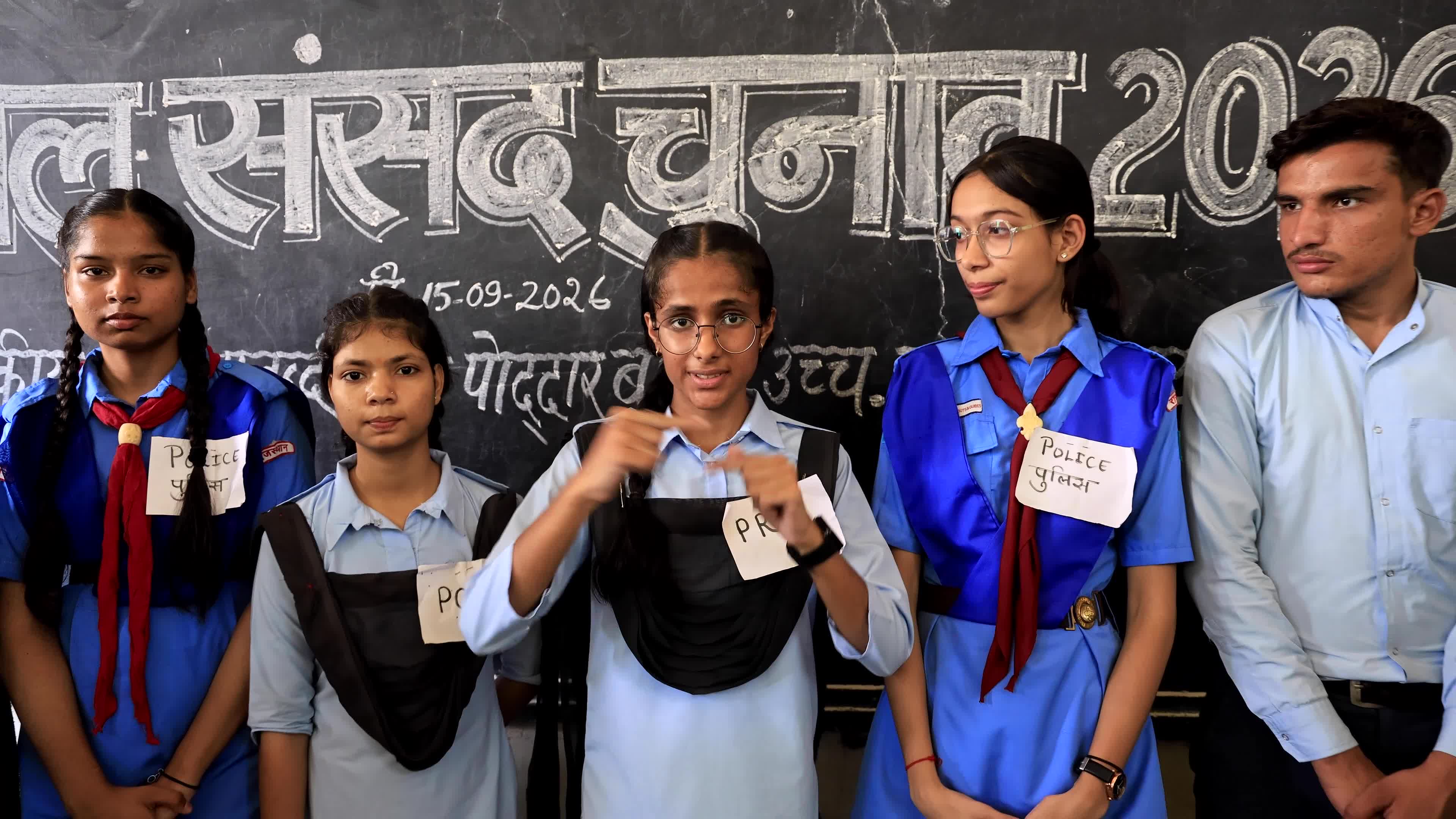 Hearing and Speech impaired students Children Parliament in Jaipur