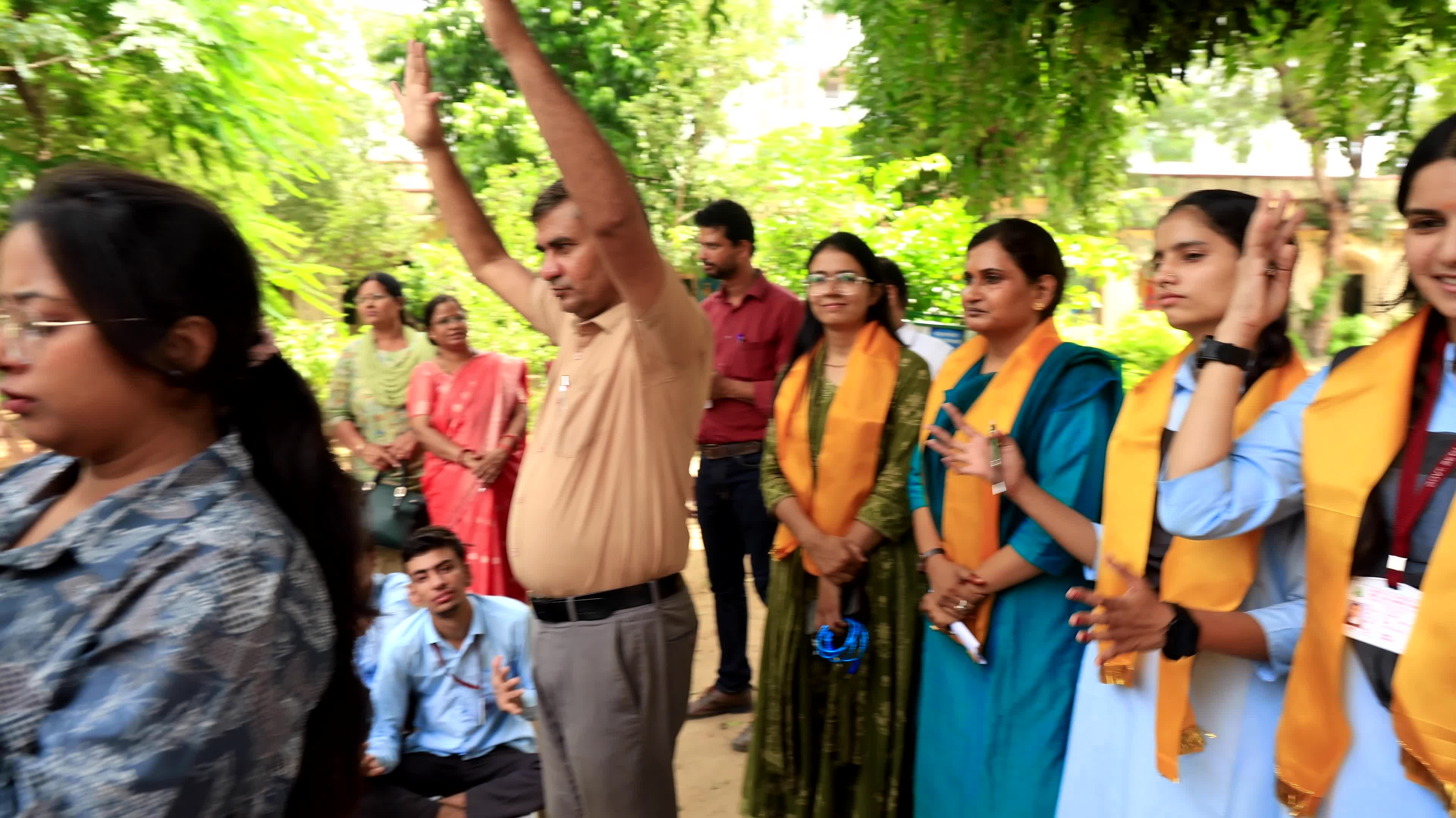 Hearing and Speech impaired students Children Parliament in Jaipur