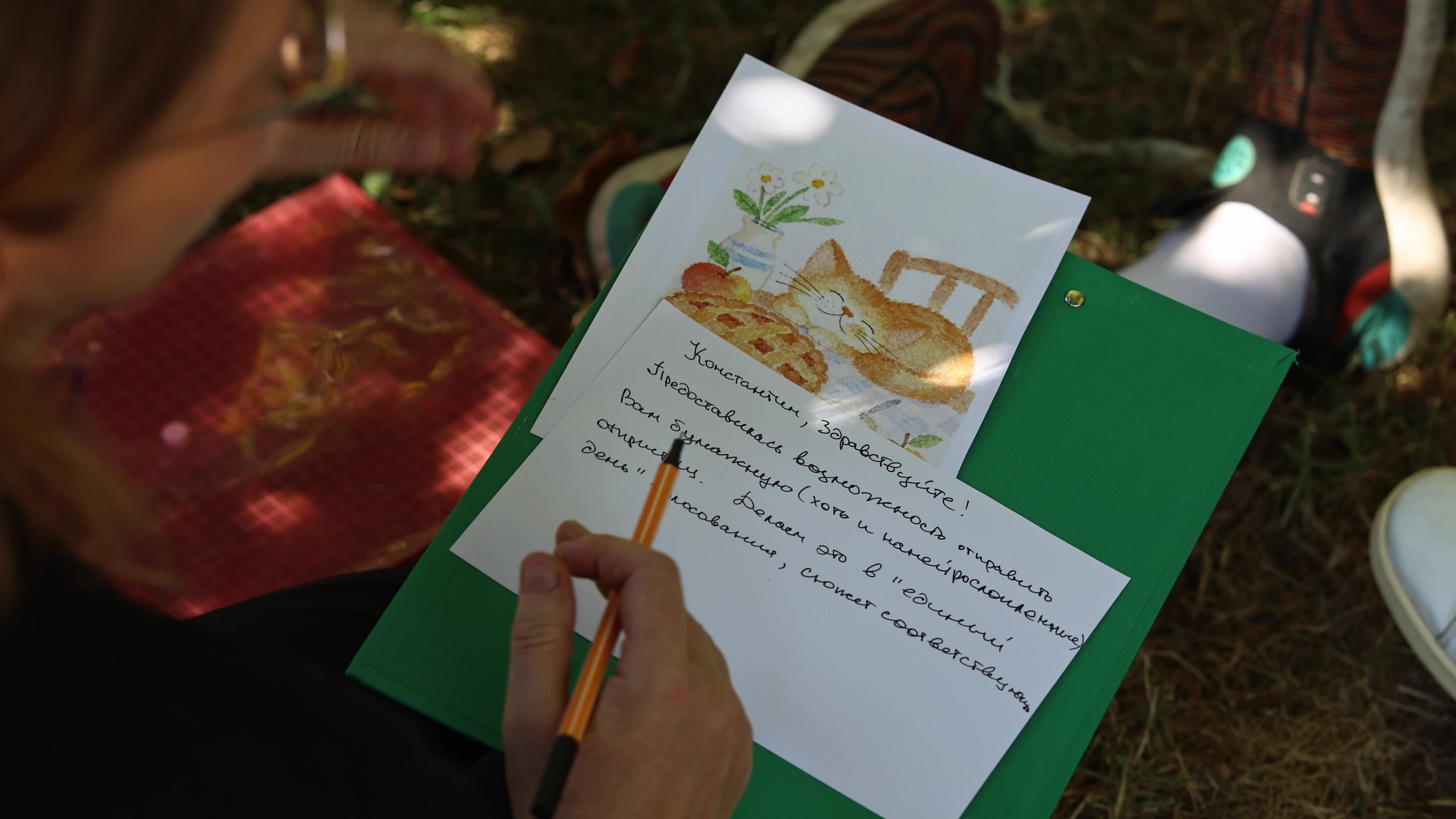 Russian Citizens Write Letters to Political Prisoners in Belgrade, Serbia