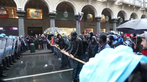 May Day Turns Violent In Turin