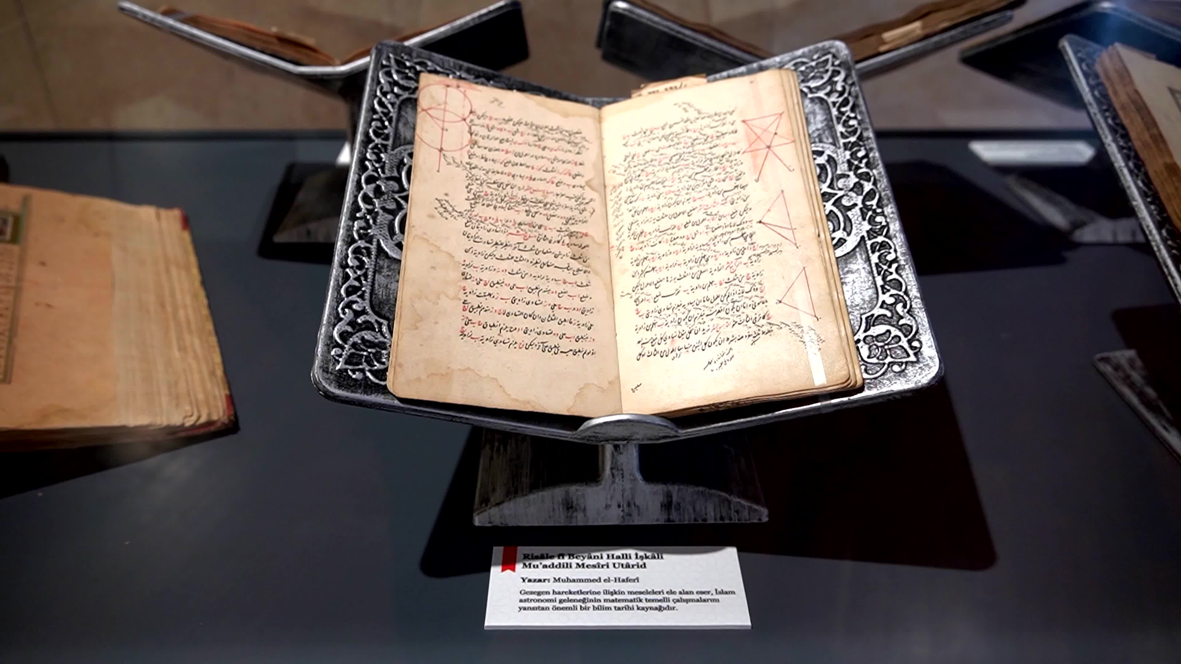 Collection of centuries-old rare books and antique documents showcased at Izmir National Library exhibition, Izmir, Turkey - 22 Sep 2026