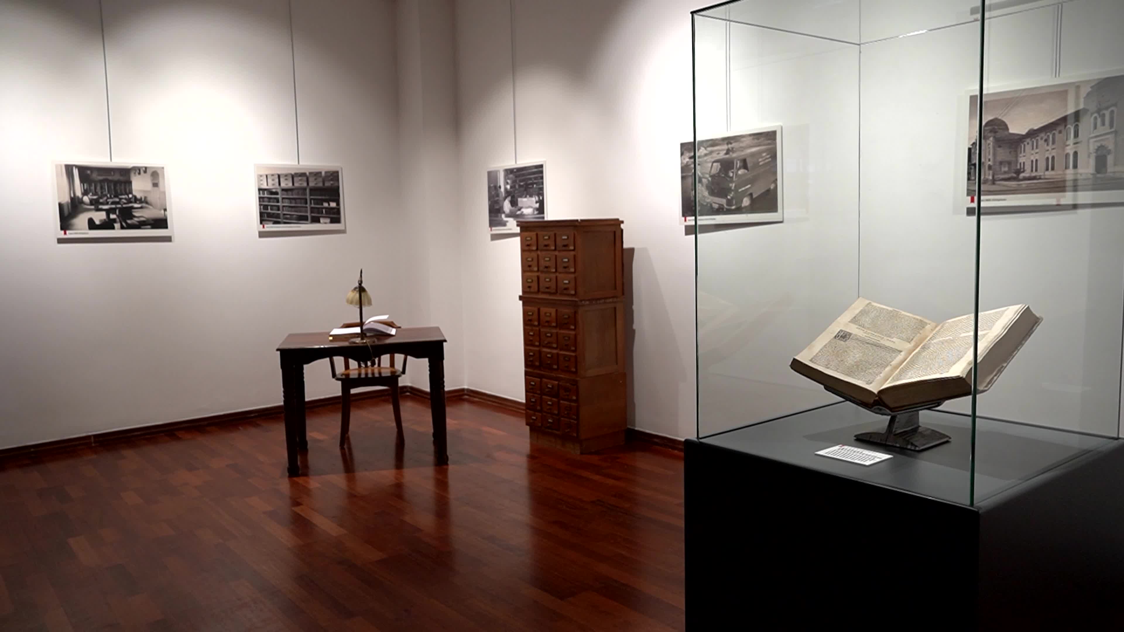 Collection of centuries-old rare books and antique documents showcased at Izmir National Library exhibition, Izmir, Turkey - 22 Sep 2026