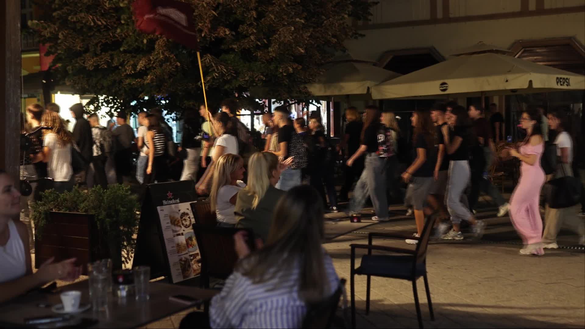 Protest by Students of Jovan Jovanovic Zmaj Gymnasium in Novi Sad, Serbia - 09/17/2026