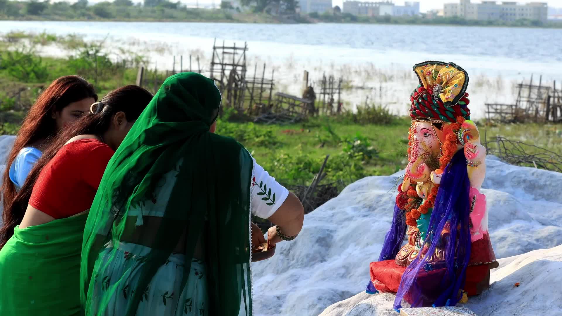 Lord Ganesh Immersion 'Visarjan' In Jaipur