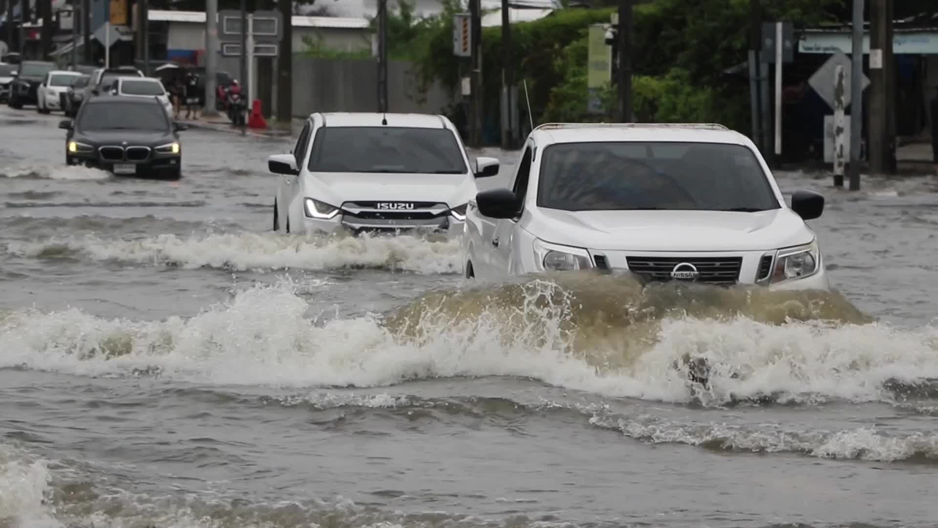 Flood In Bangkok, Thailand