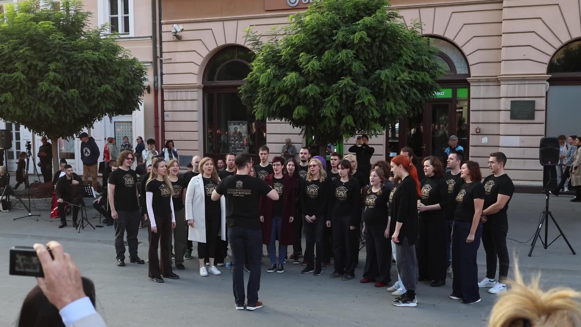 Choir Performance in Novi Sad, Serbia