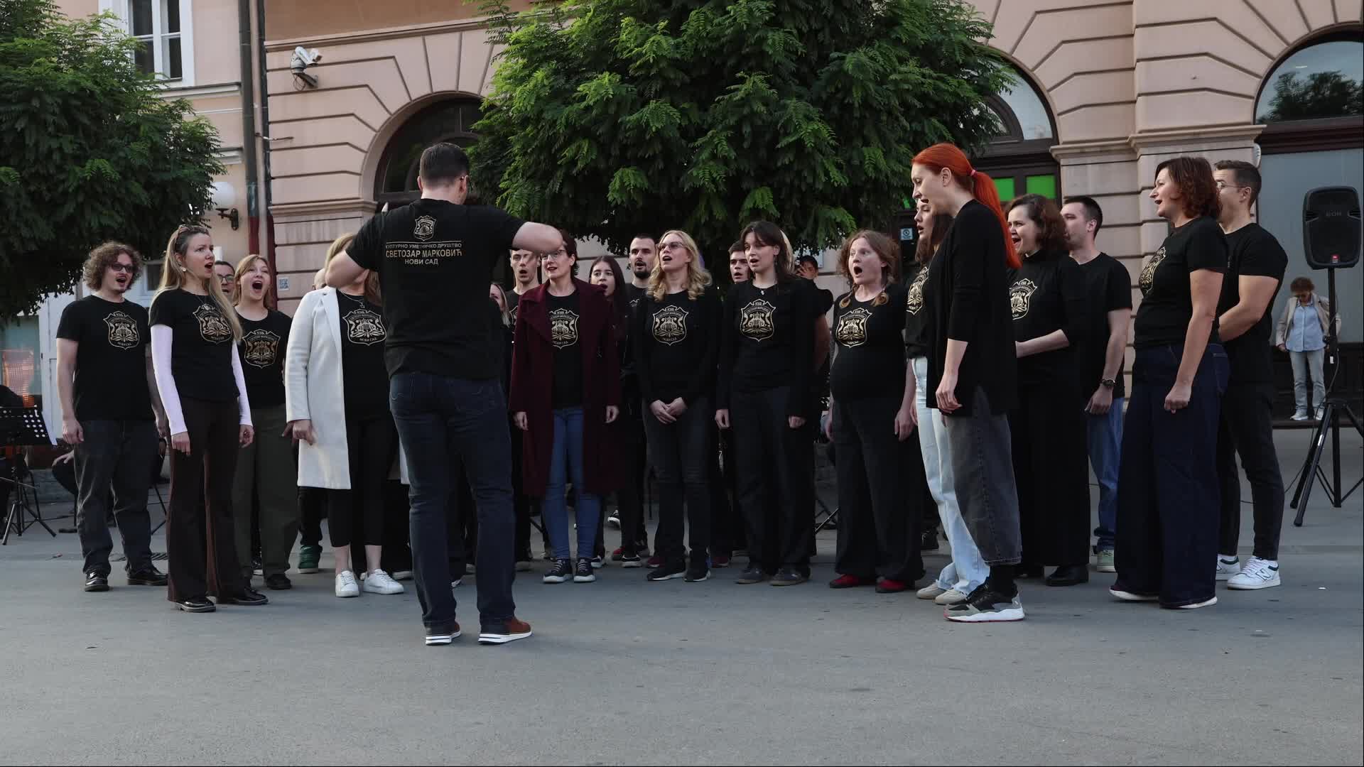 Choir Performance in Novi Sad, Serbia