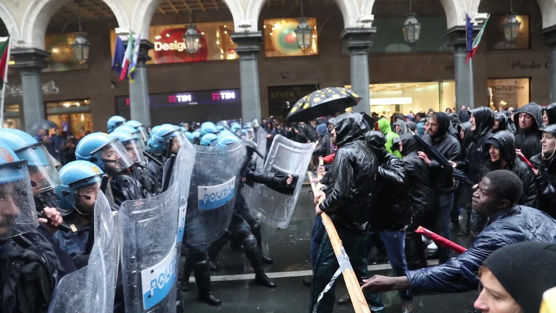 May Day Turns Violent In Turin