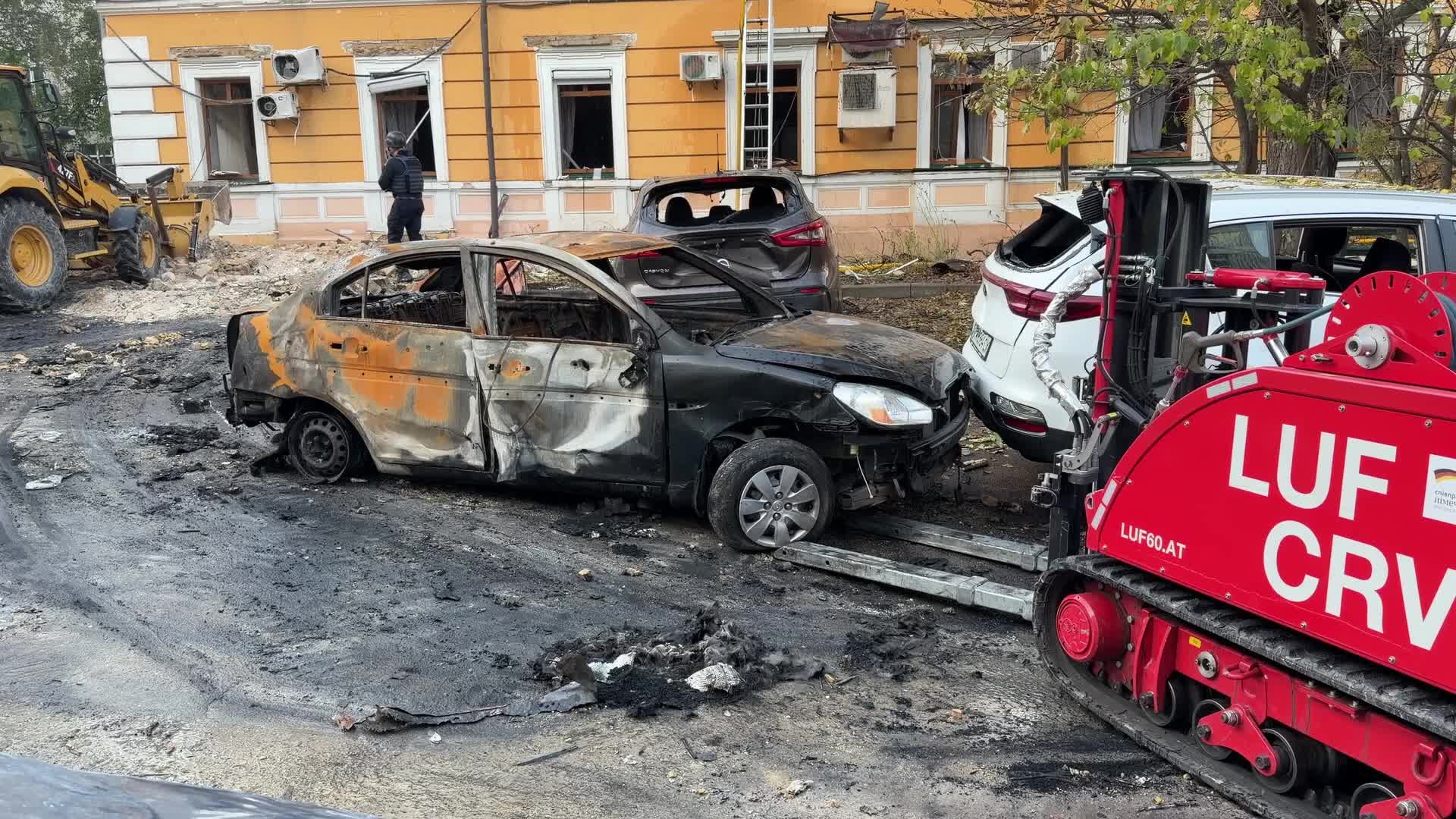A multi-day Russian drone attack on Kyiv.