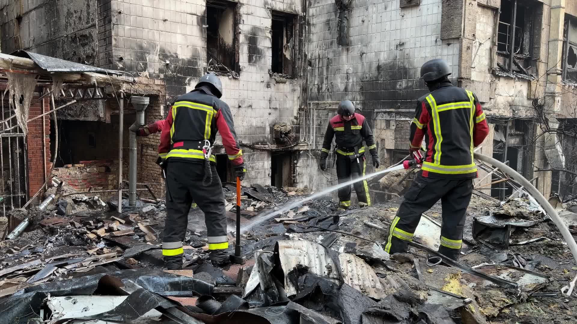 A multi-day Russian drone attack on Kyiv.