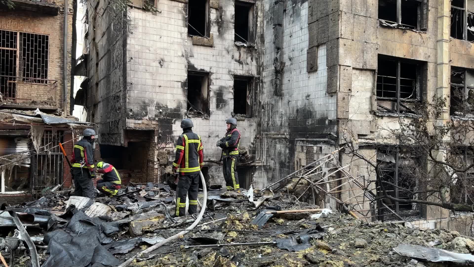 A multi-day Russian drone attack on Kyiv.