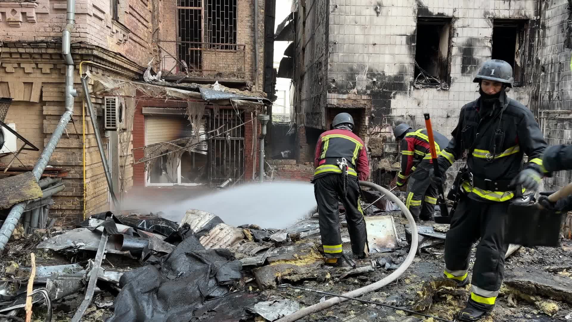 A multi-day Russian drone attack on Kyiv.