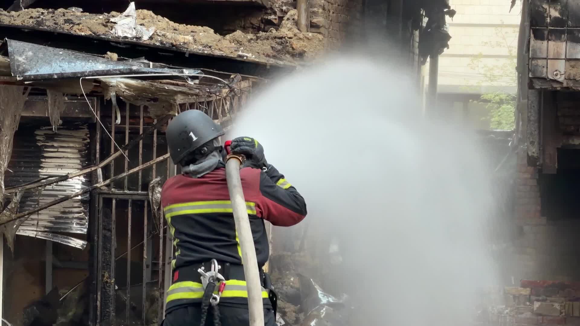 A multi-day Russian drone attack on Kyiv.