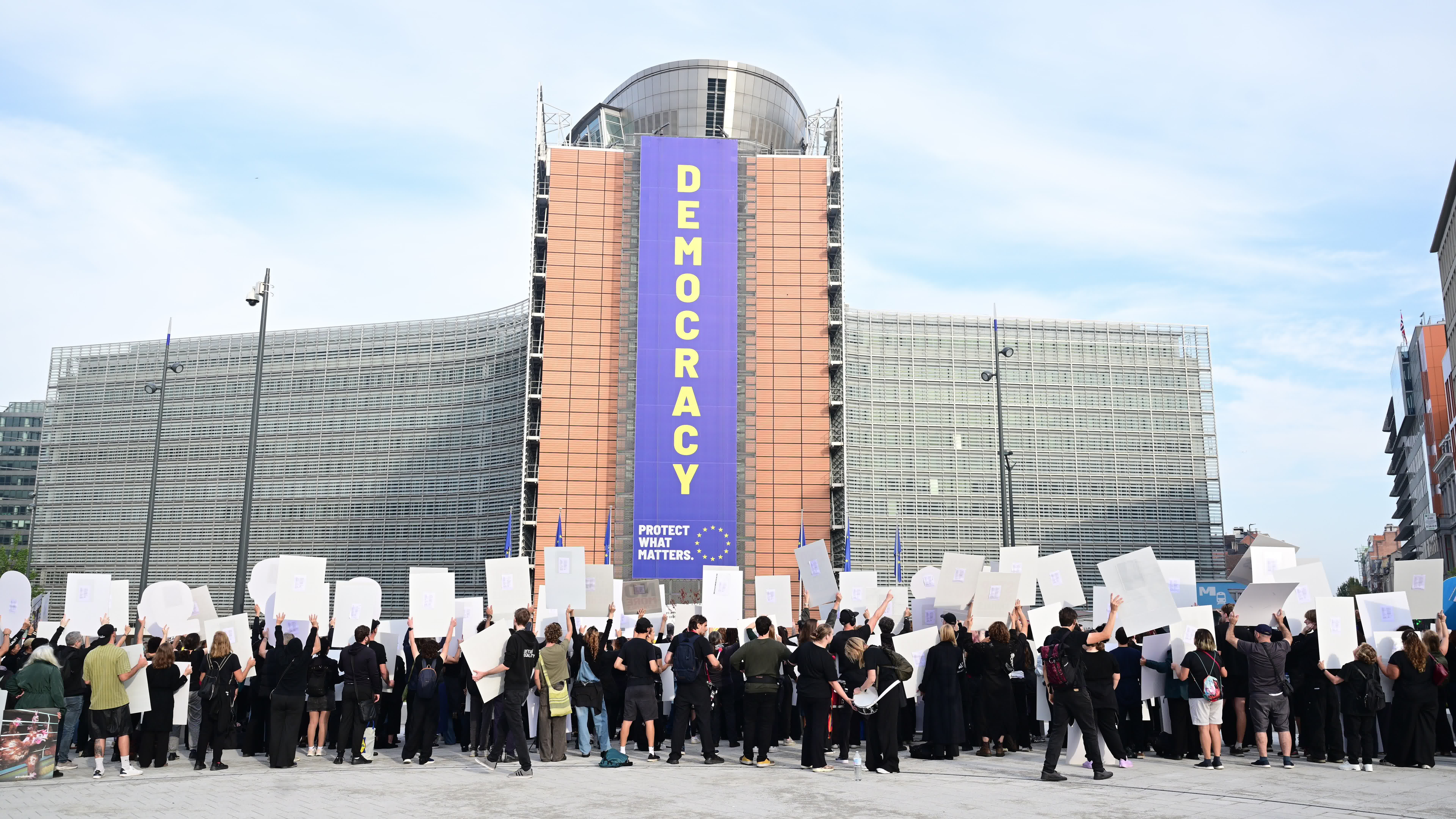 Animal Equality demonstration in Brussels
