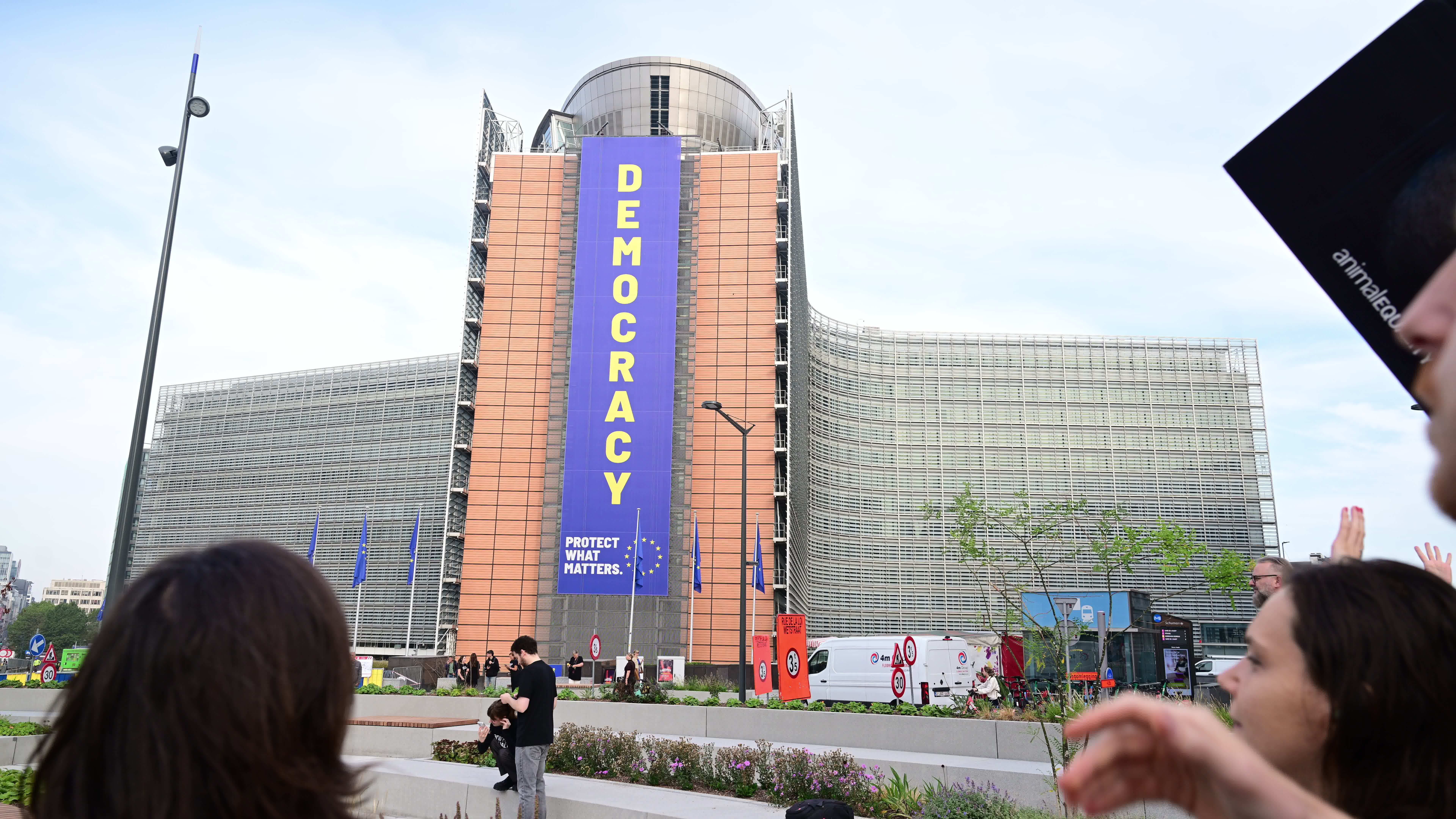 Animal Equality demonstration in Brussels