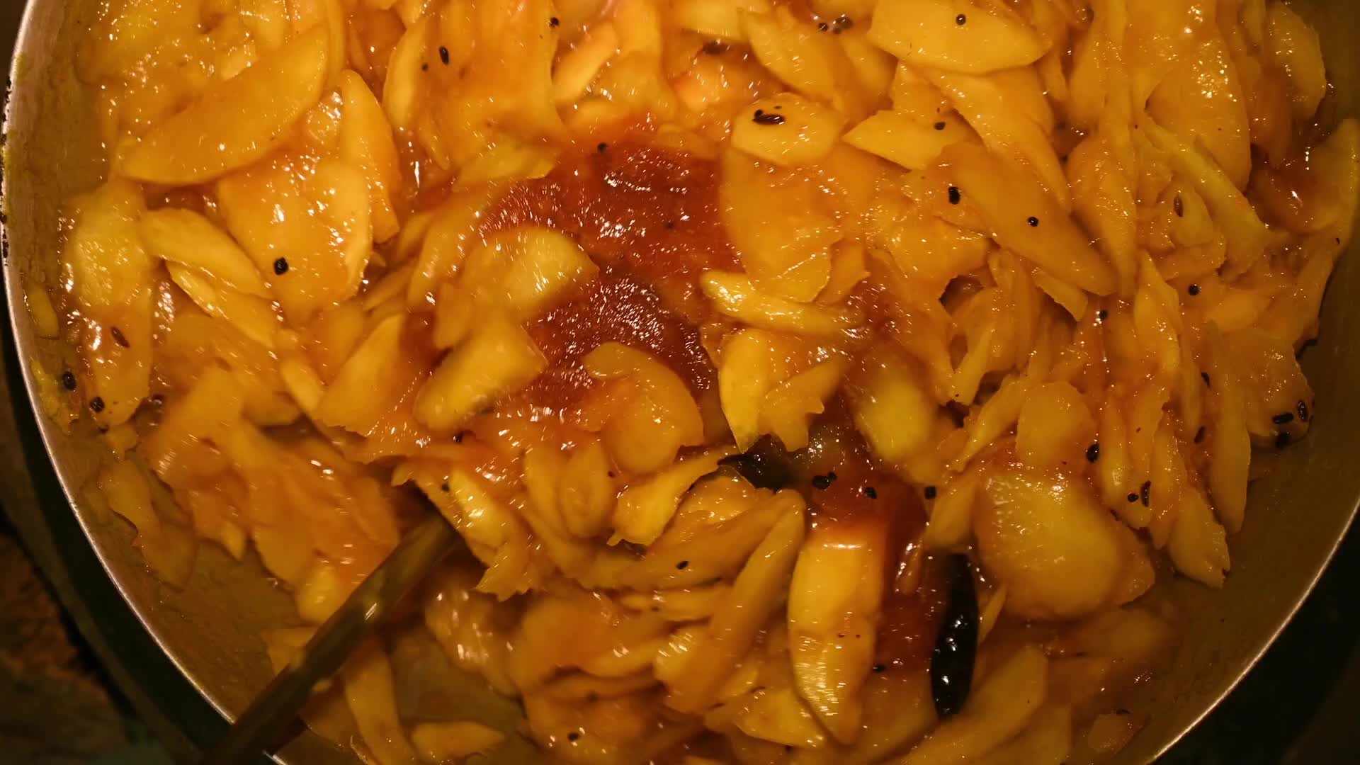 Traditional Raw Mango Pickle making - Indian Food