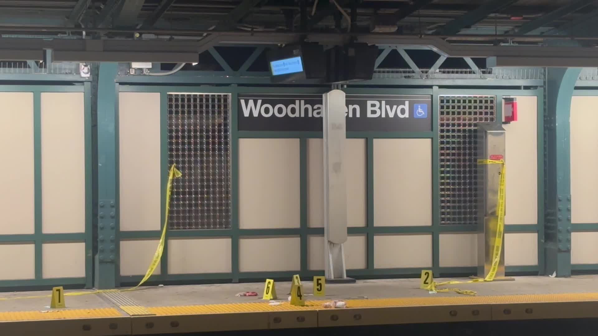 59-year-old man was fatally stabbed to the chest and neck inside of the Woodhaven Boulevard subway station in New York City