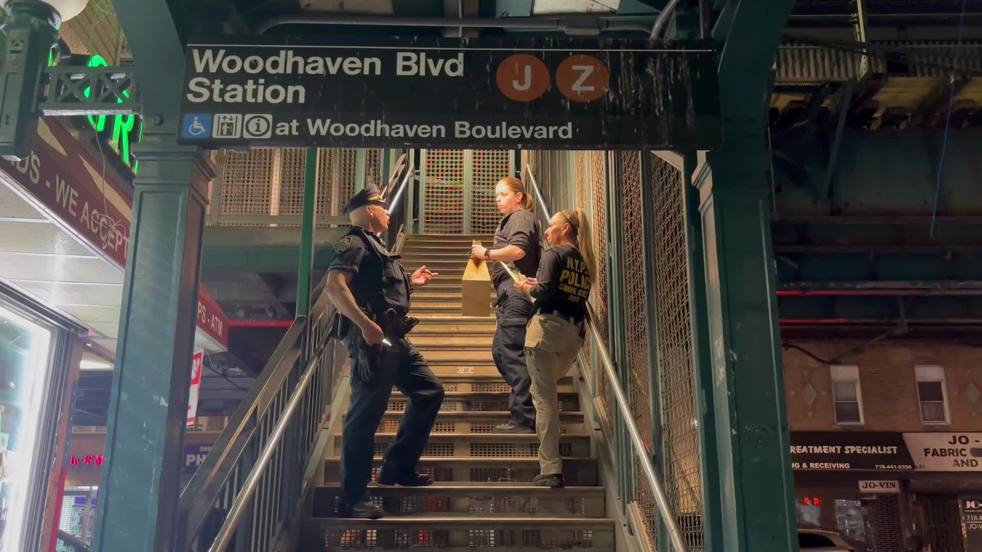 59-year-old man was fatally stabbed to the chest and neck inside of the Woodhaven Boulevard subway station in New York City