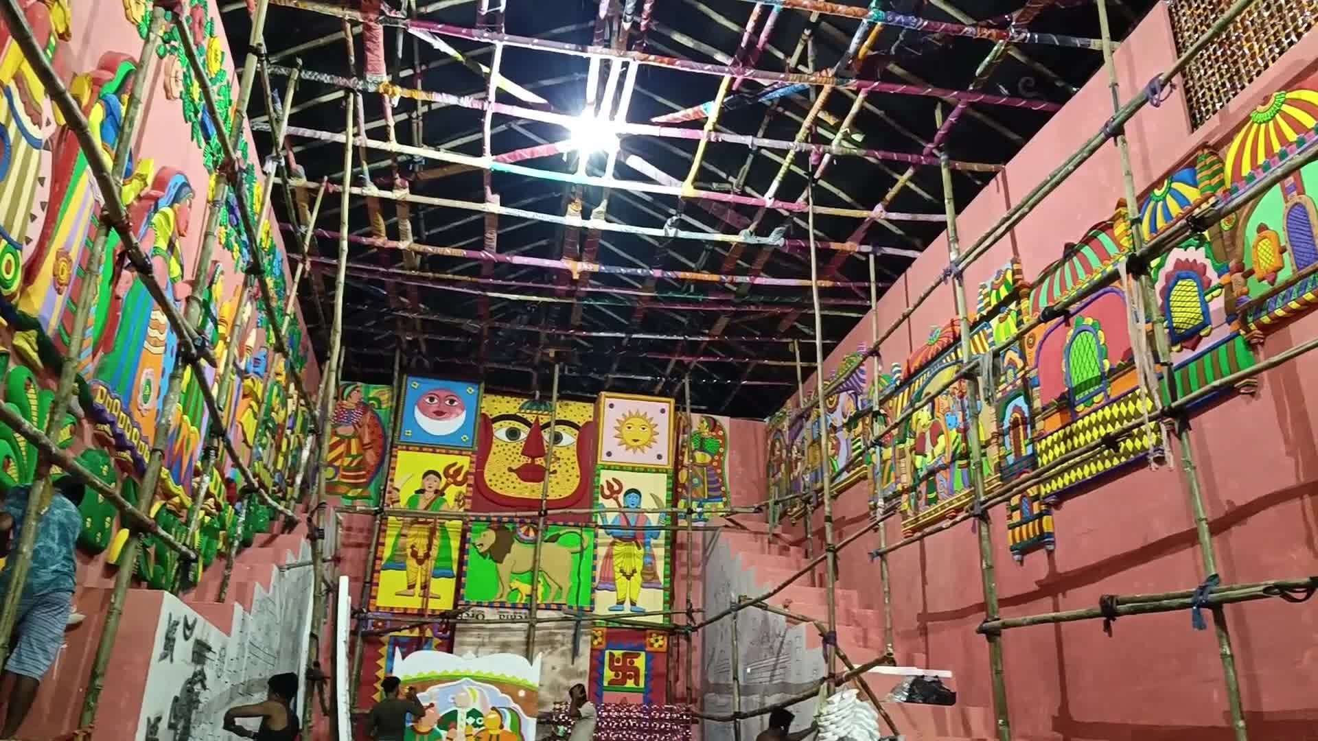 KOLKATA - DURGA - PUJA/FESTIVAL - PREPARATIONS