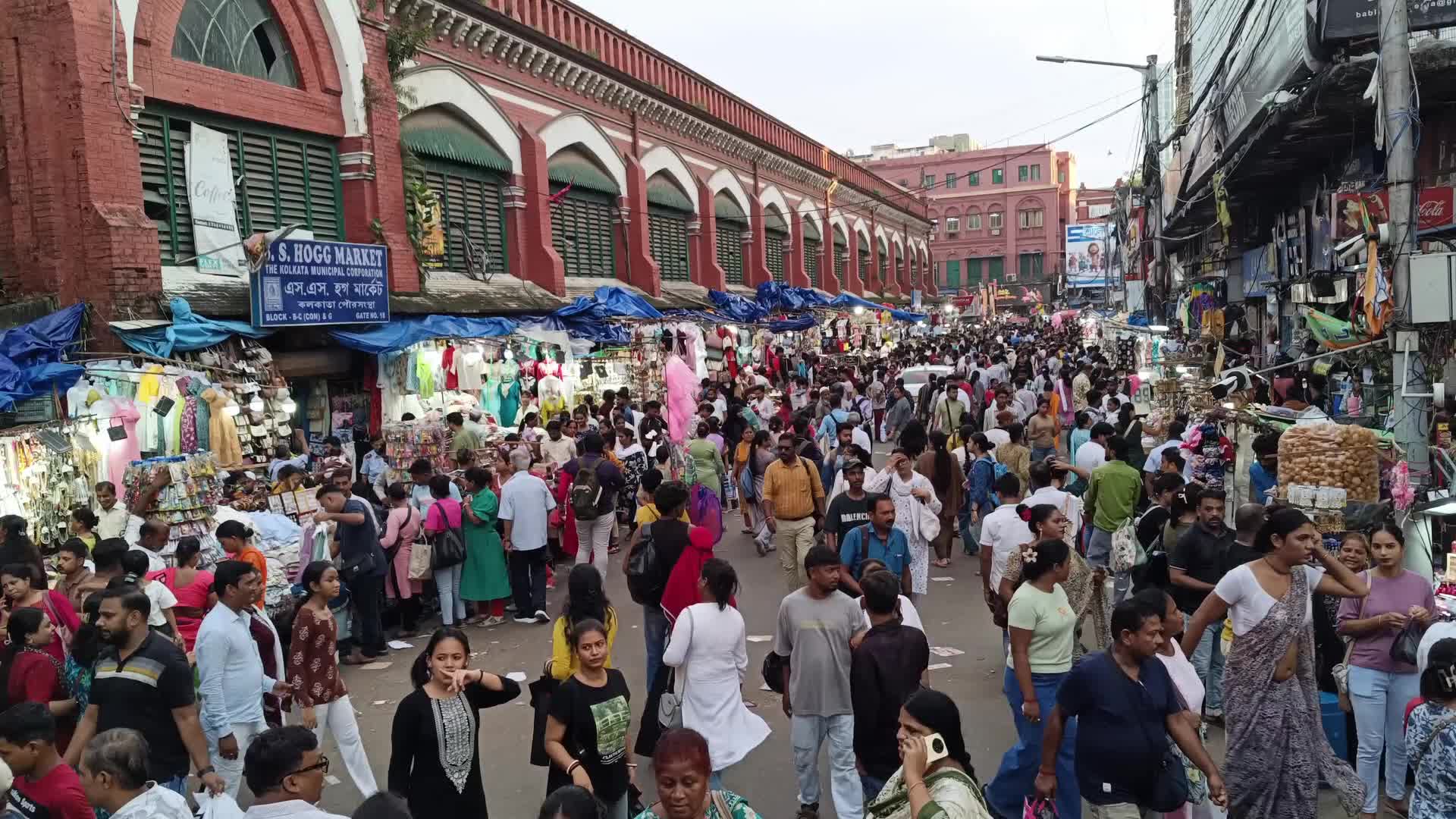 Pepuls gader marketing ahead the Durga puja festival in Kolkata