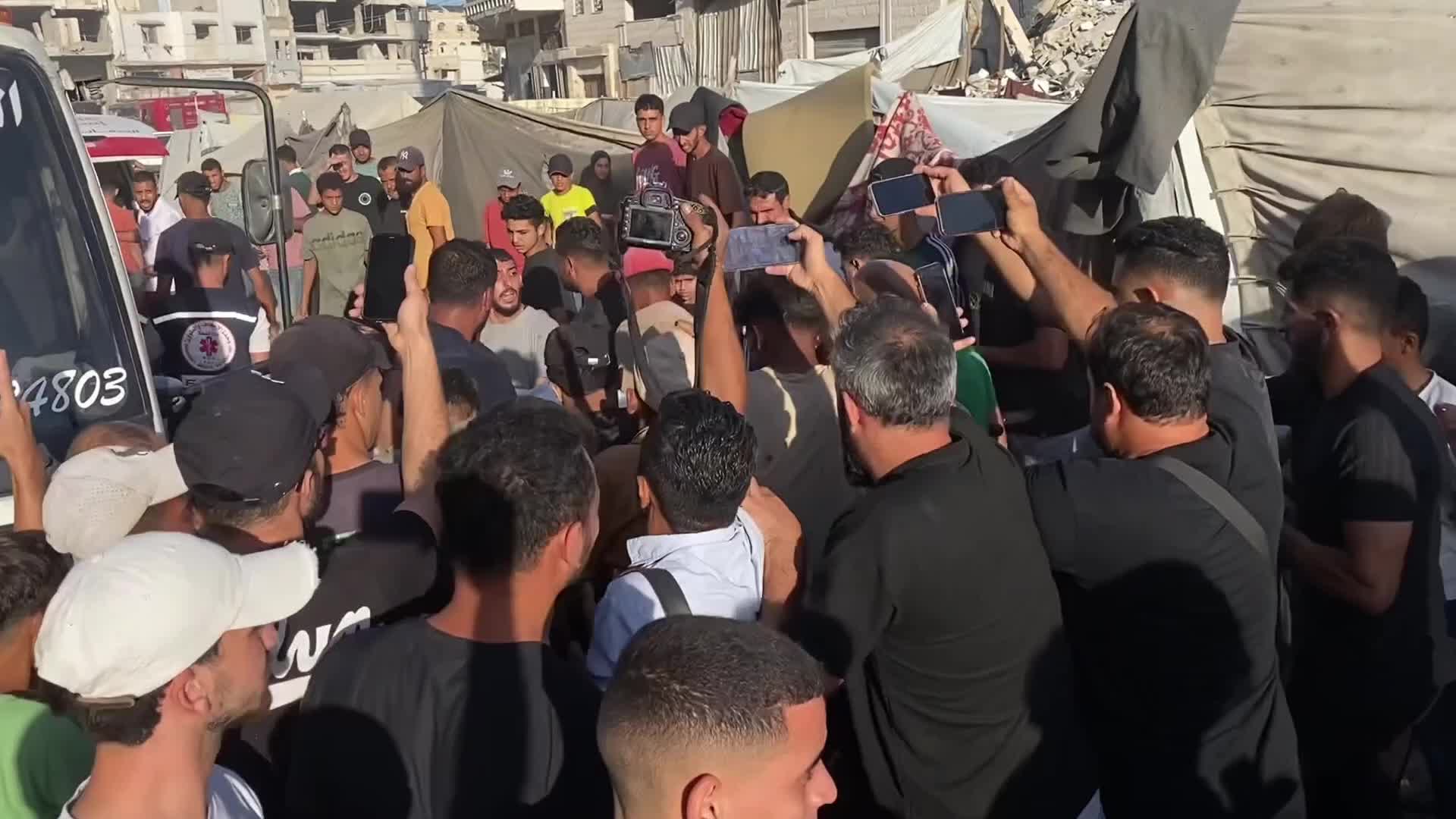 Aftermath of Israeli Airstrike In Gaza