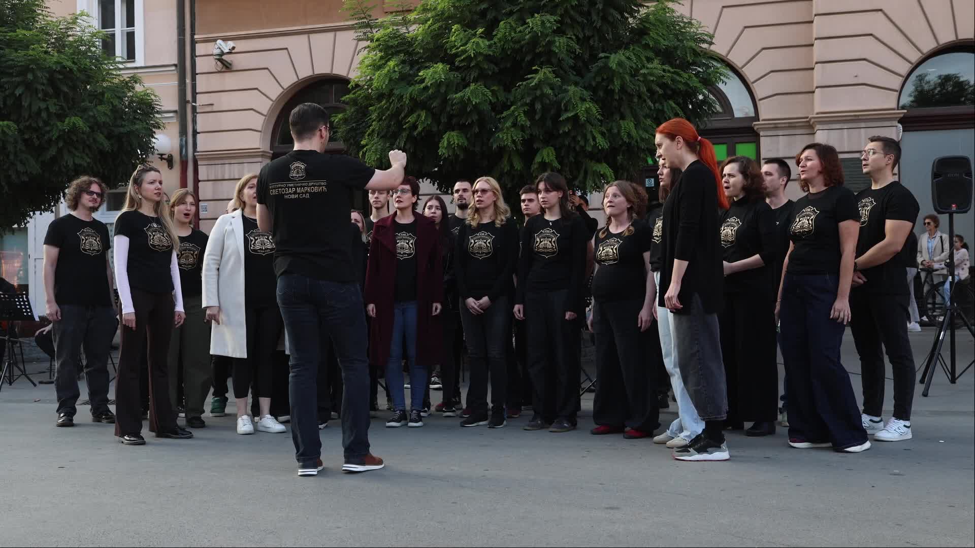 Choir Performance in Novi Sad, Serbia