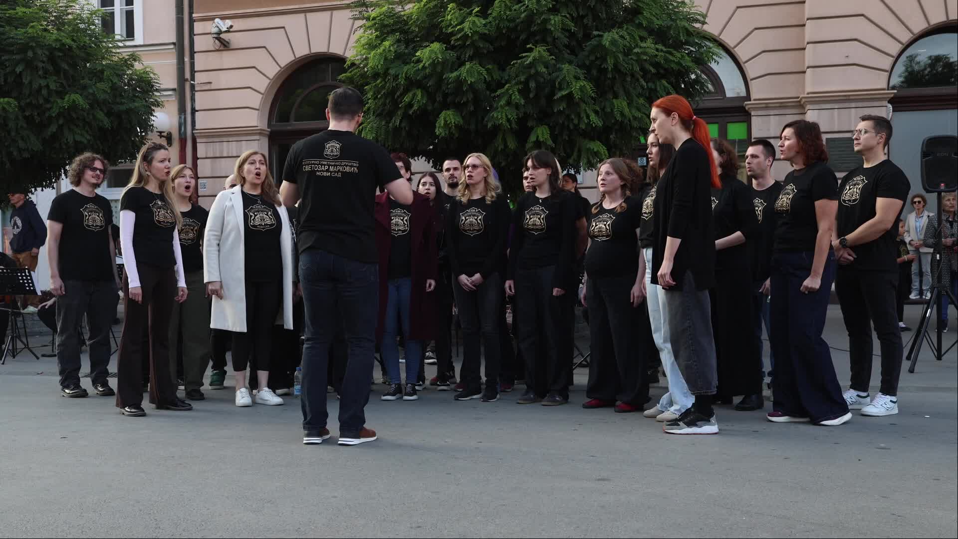 Choir Performance in Novi Sad, Serbia