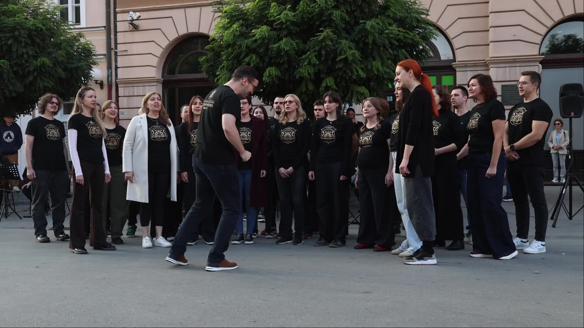 Choir Performance in Novi Sad, Serbia