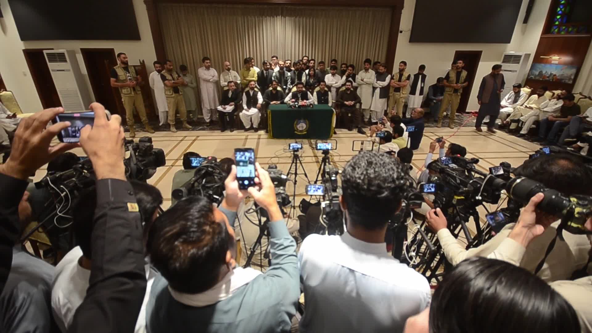 KP Chief Minister Sohail Afridi presser on PTI party's march in Peshawar - 09/25/2026
