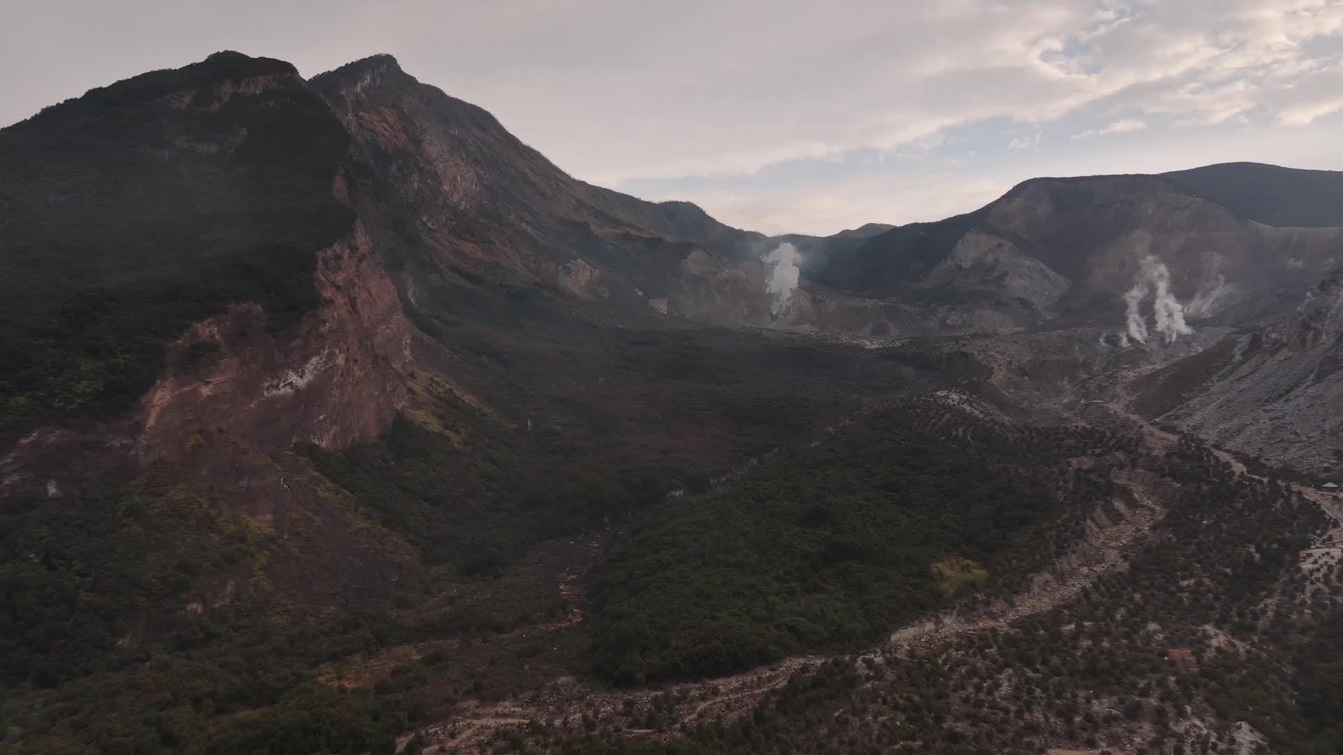 Mount Papandayan After Rare Blue Fire Phenomenon Emerges - 09/27/2026