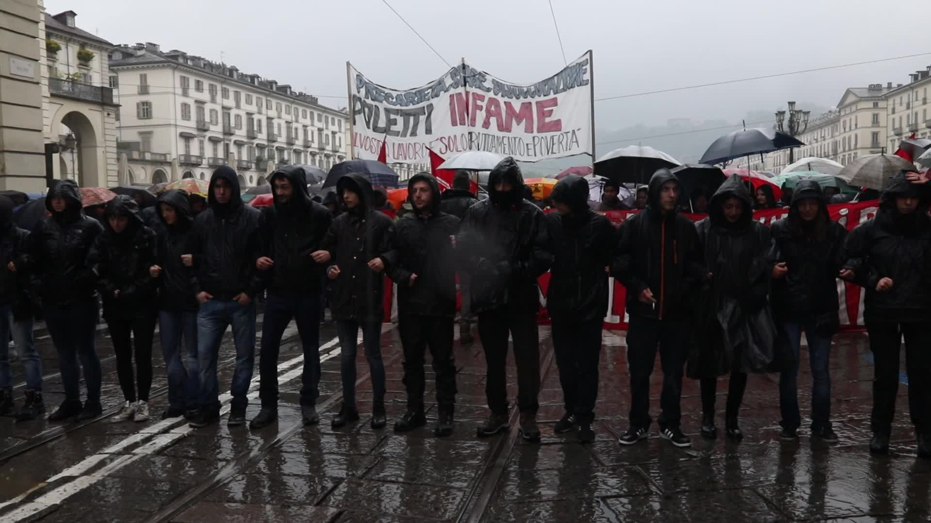 May Day Turns Violent In Turin