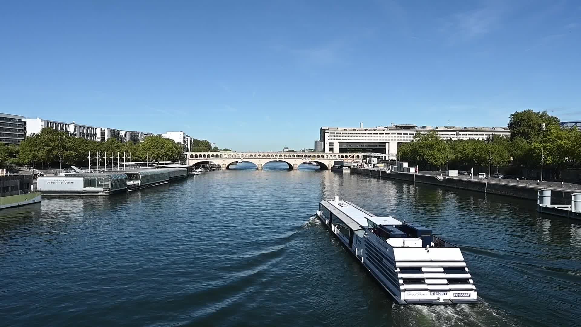 The Bercy Bridge in Paris