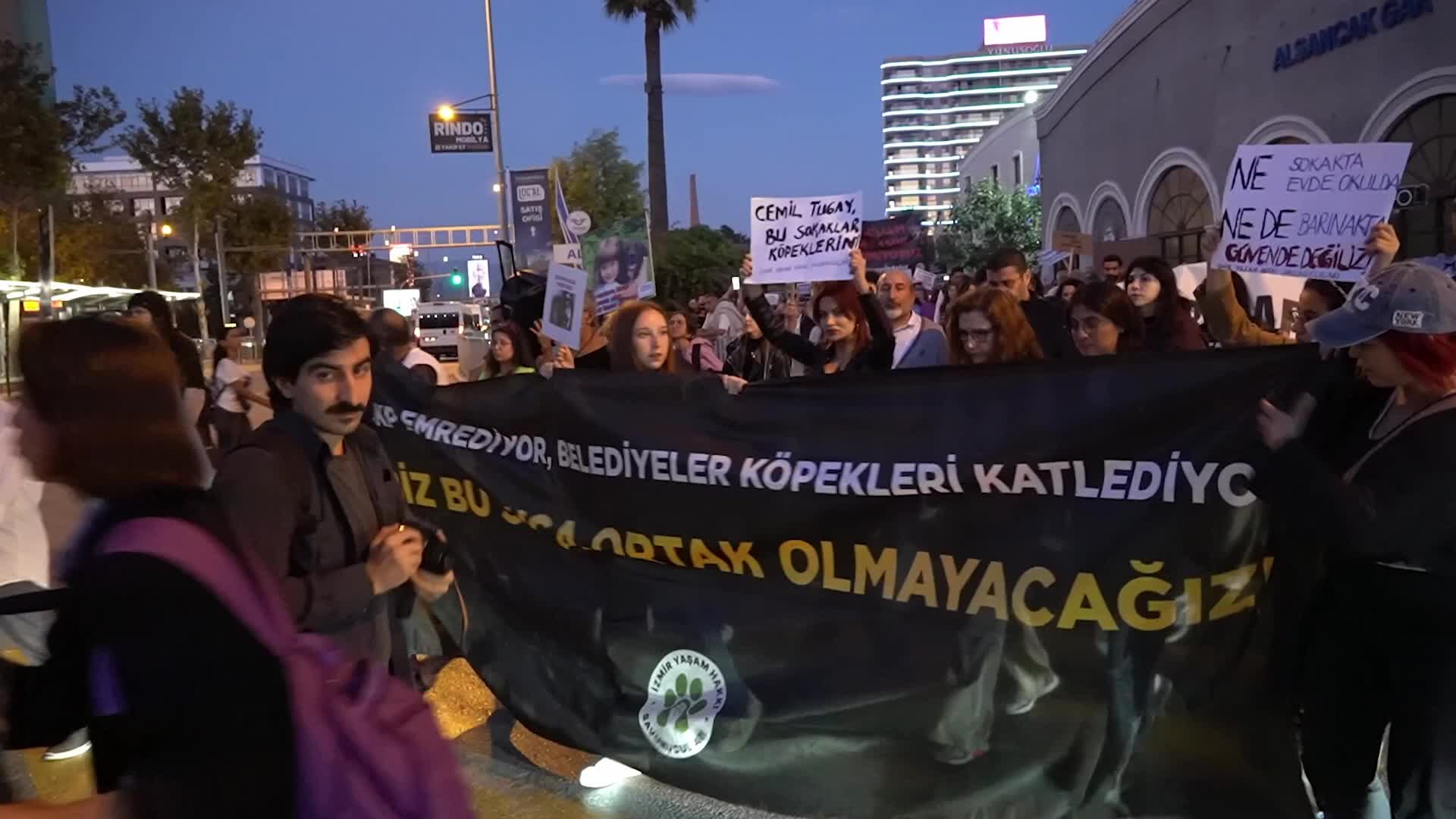 Animal rights advocates march against the stray animal law on World Animal Day, Izmir, Turkey - 04 Oct 2026