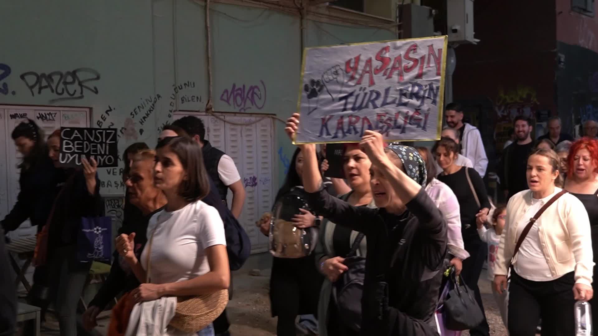 Animal rights advocates march against the stray animal law on World Animal Day, Izmir, Turkey - 04 Oct 2026