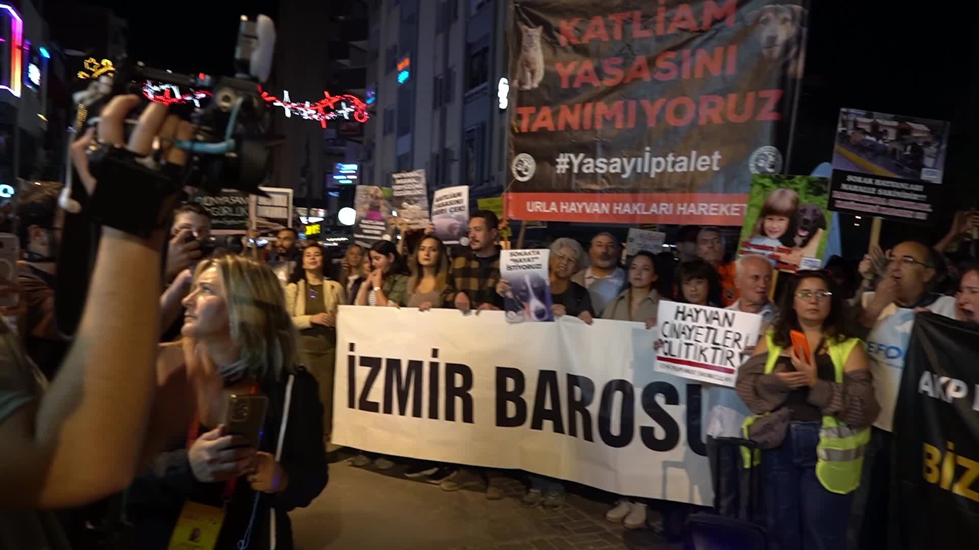 Animal rights advocates march against the stray animal law on World Animal Day, Izmir, Turkey - 04 Oct 2026