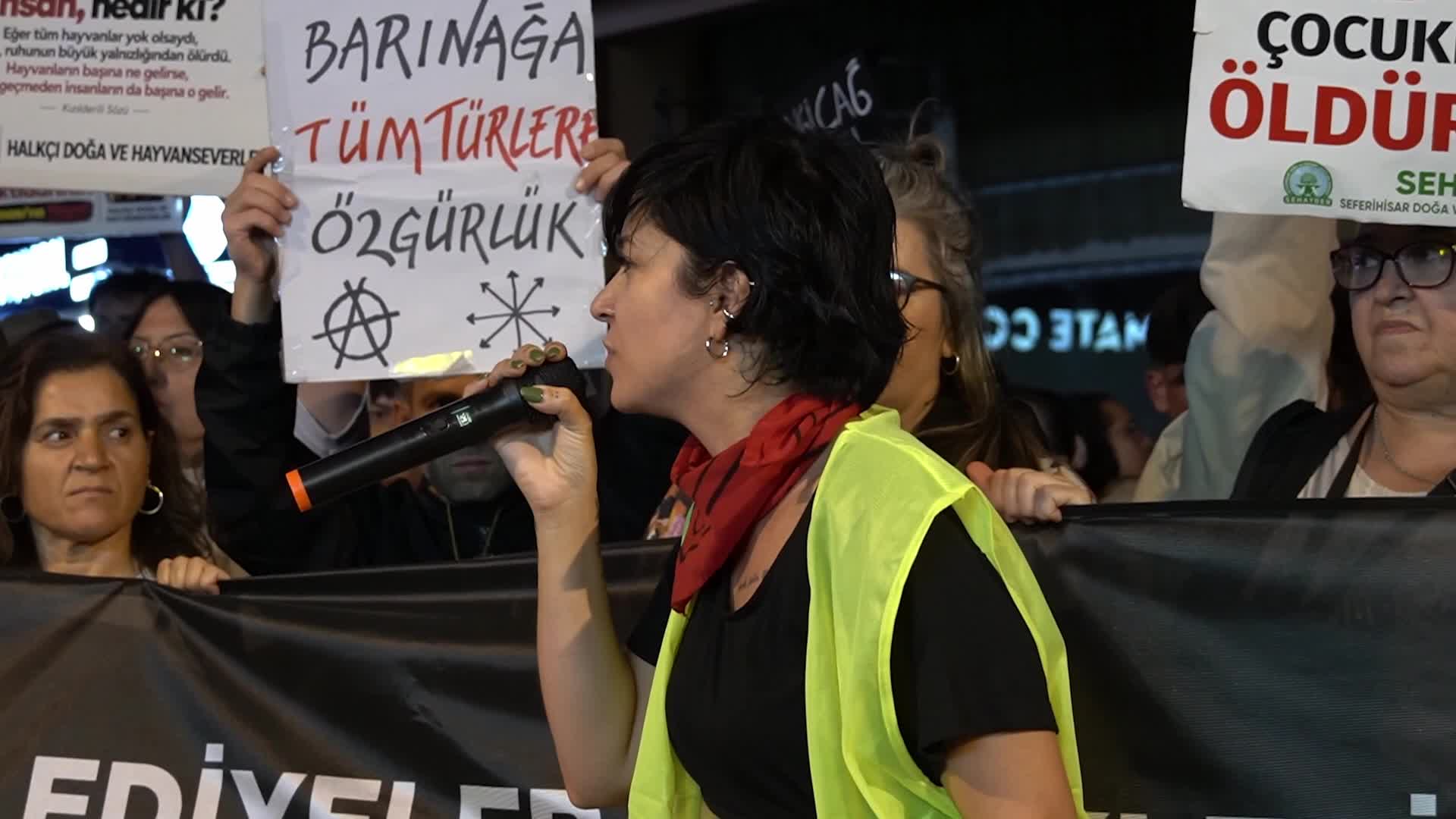 Animal rights advocates march against the stray animal law on World Animal Day, Izmir, Turkey - 04 Oct 2026