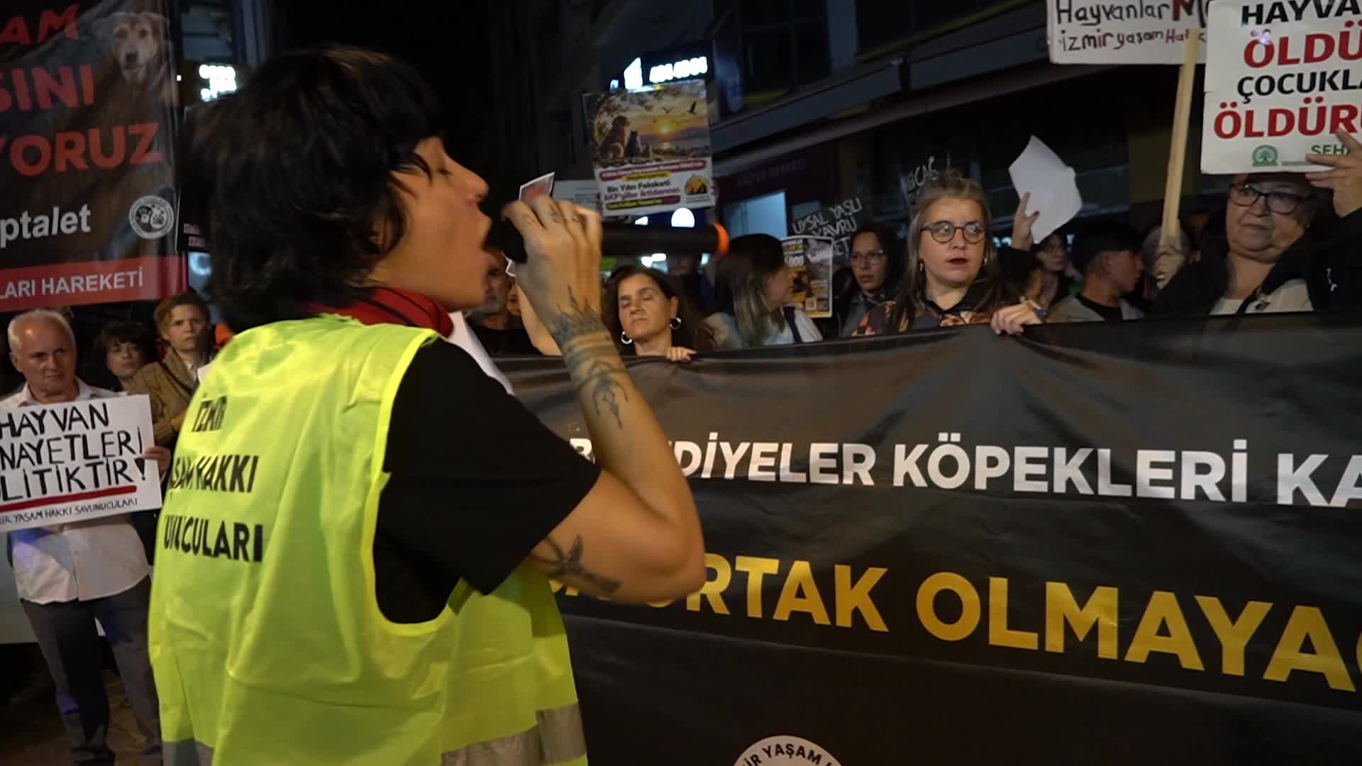 Animal rights advocates march against the stray animal law on World Animal Day, Izmir, Turkey - 04 Oct 2026