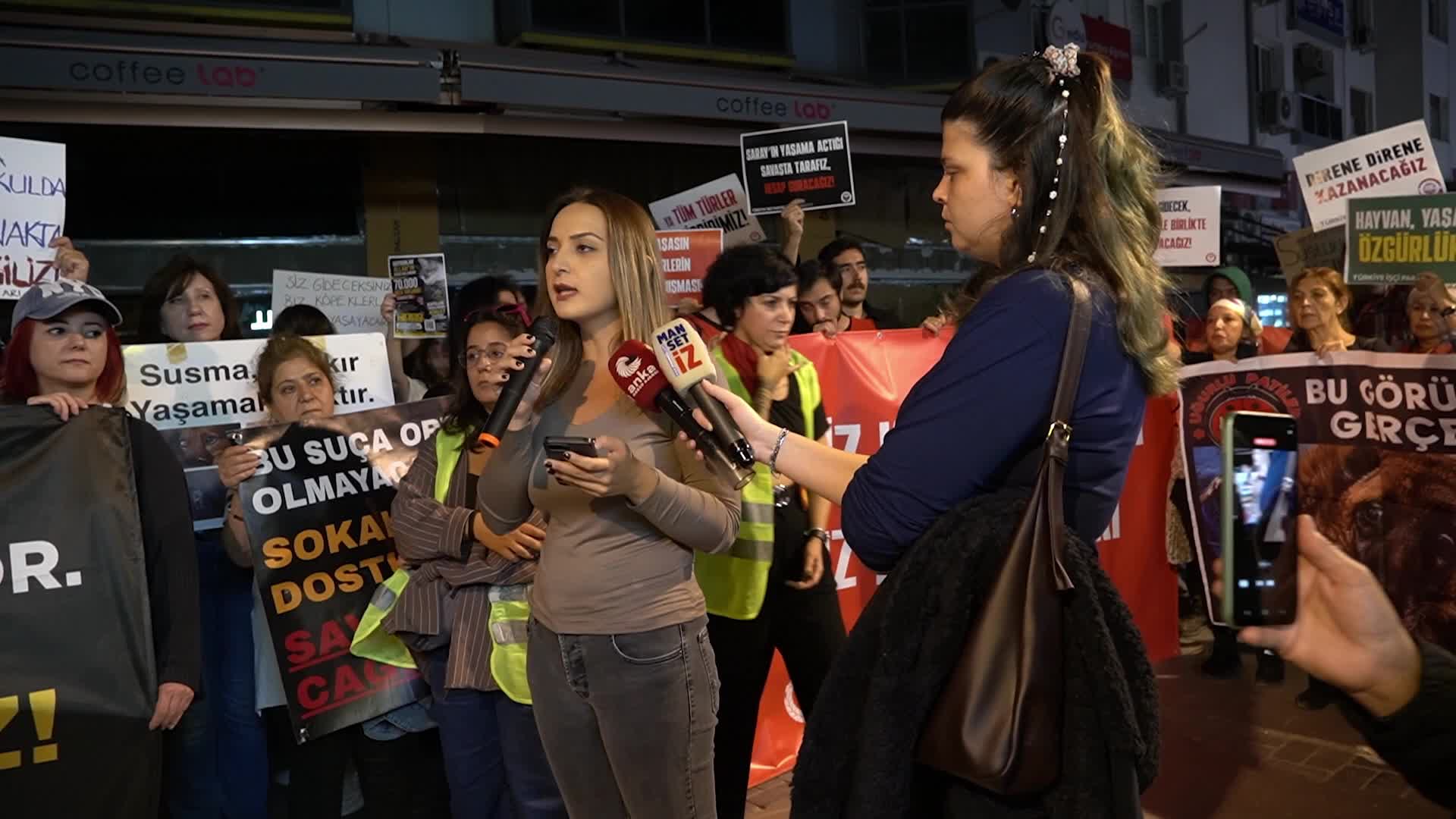 Animal rights advocates march against the stray animal law on World Animal Day, Izmir, Turkey - 04 Oct 2026
