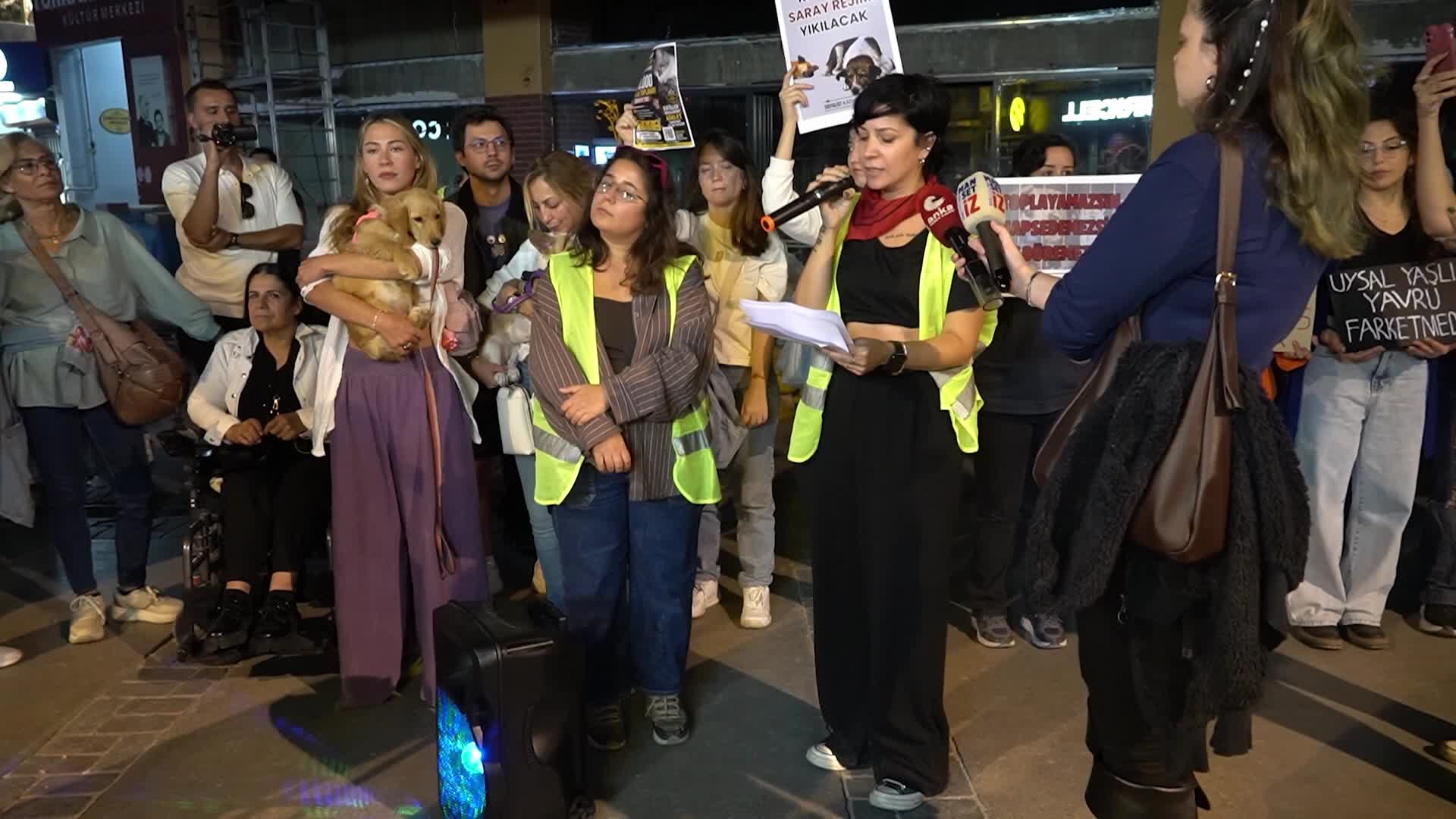 Animal rights advocates march against the stray animal law on World Animal Day, Izmir, Turkey - 04 Oct 2026