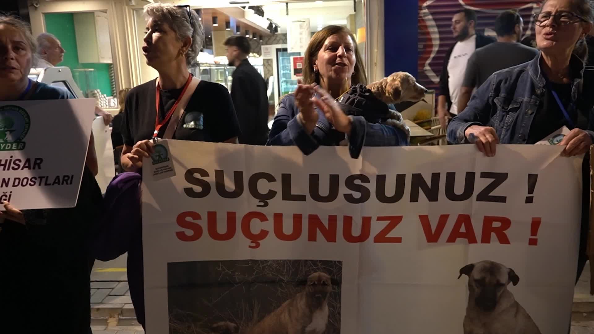 Animal rights advocates march against the stray animal law on World Animal Day, Izmir, Turkey - 04 Oct 2026