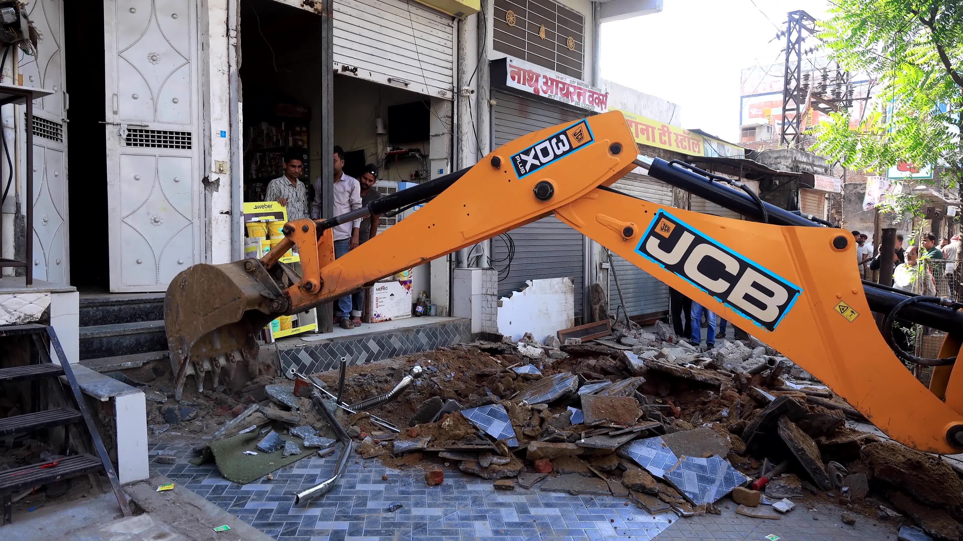 Anti-encroachment drive in Jaipur