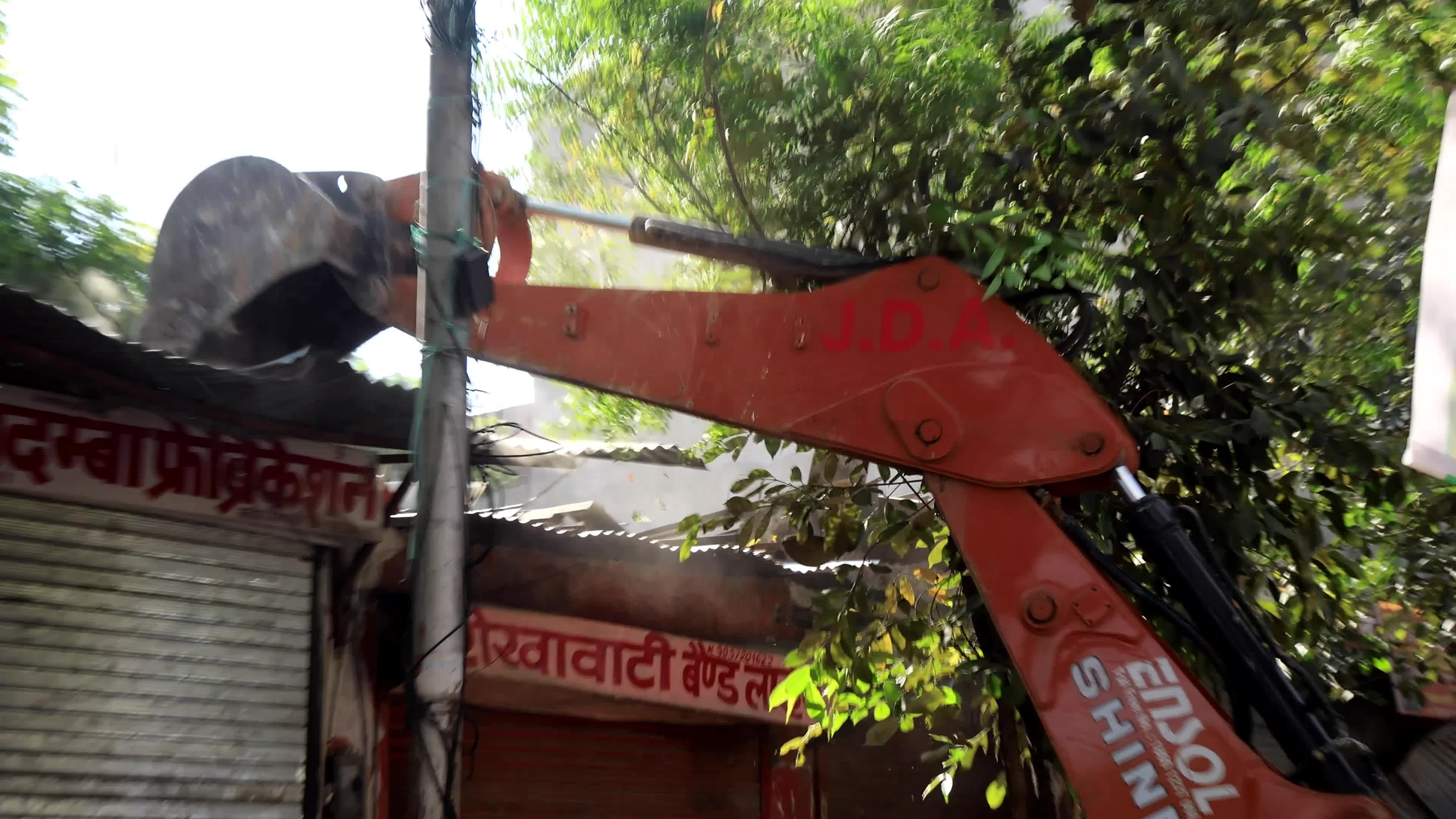 Anti-encroachment drive in Jaipur