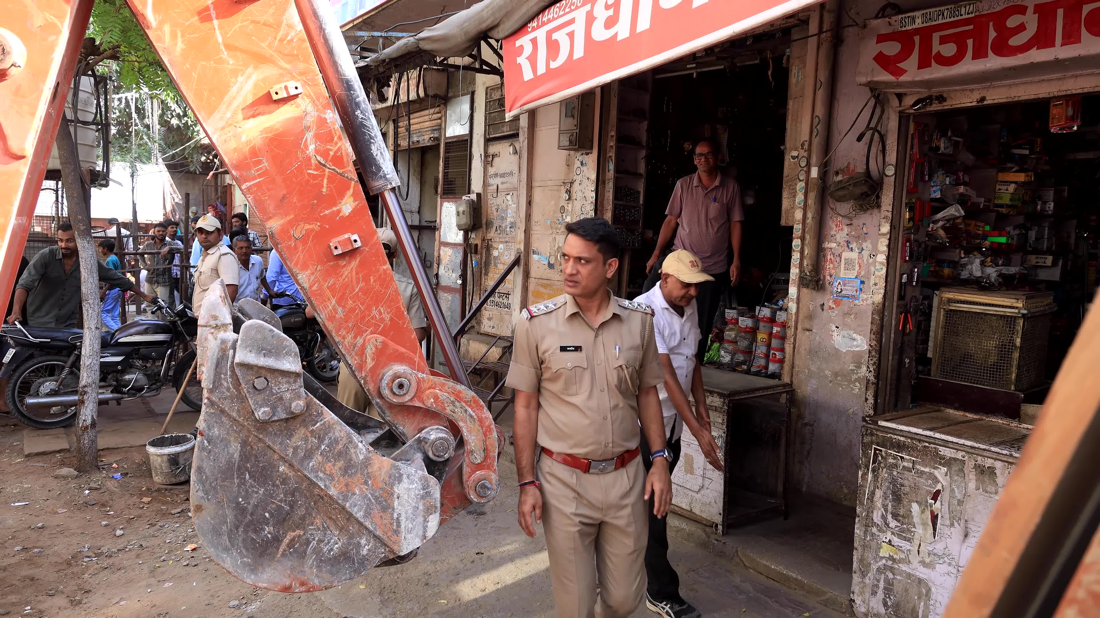 Anti-encroachment drive in Jaipur
