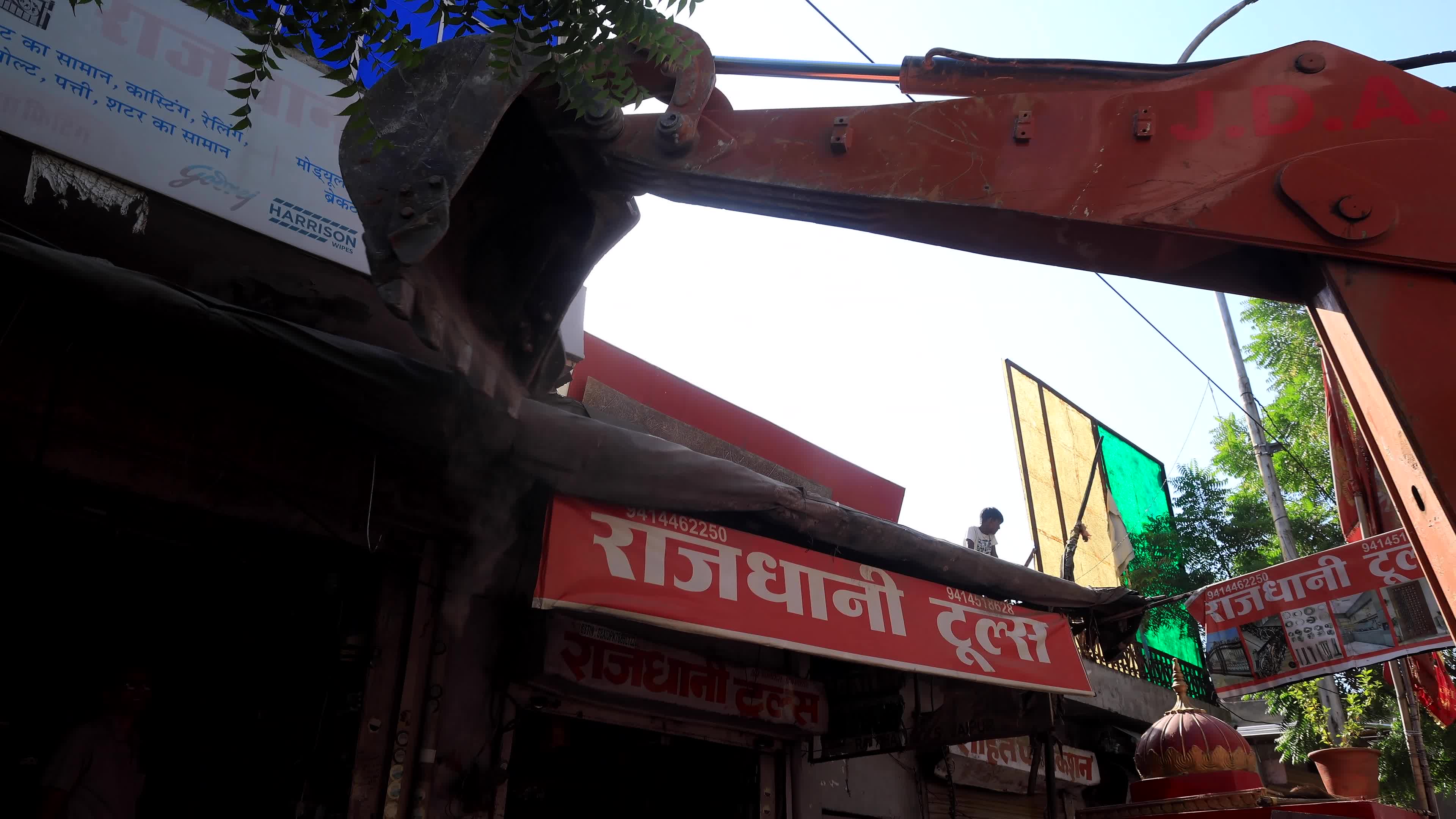 Anti-encroachment drive in Jaipur