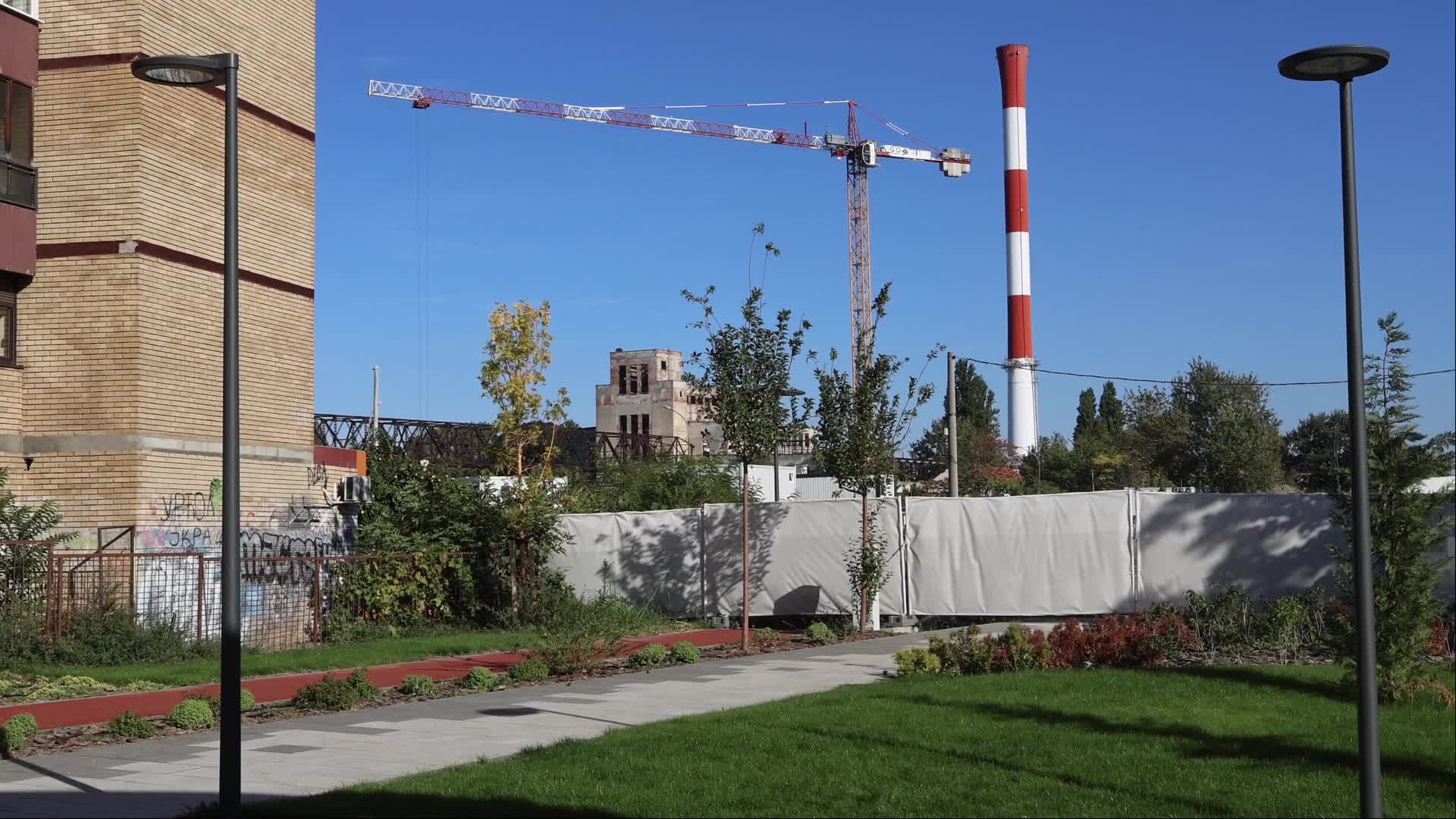 Construction Site in Belgrade, Serbia