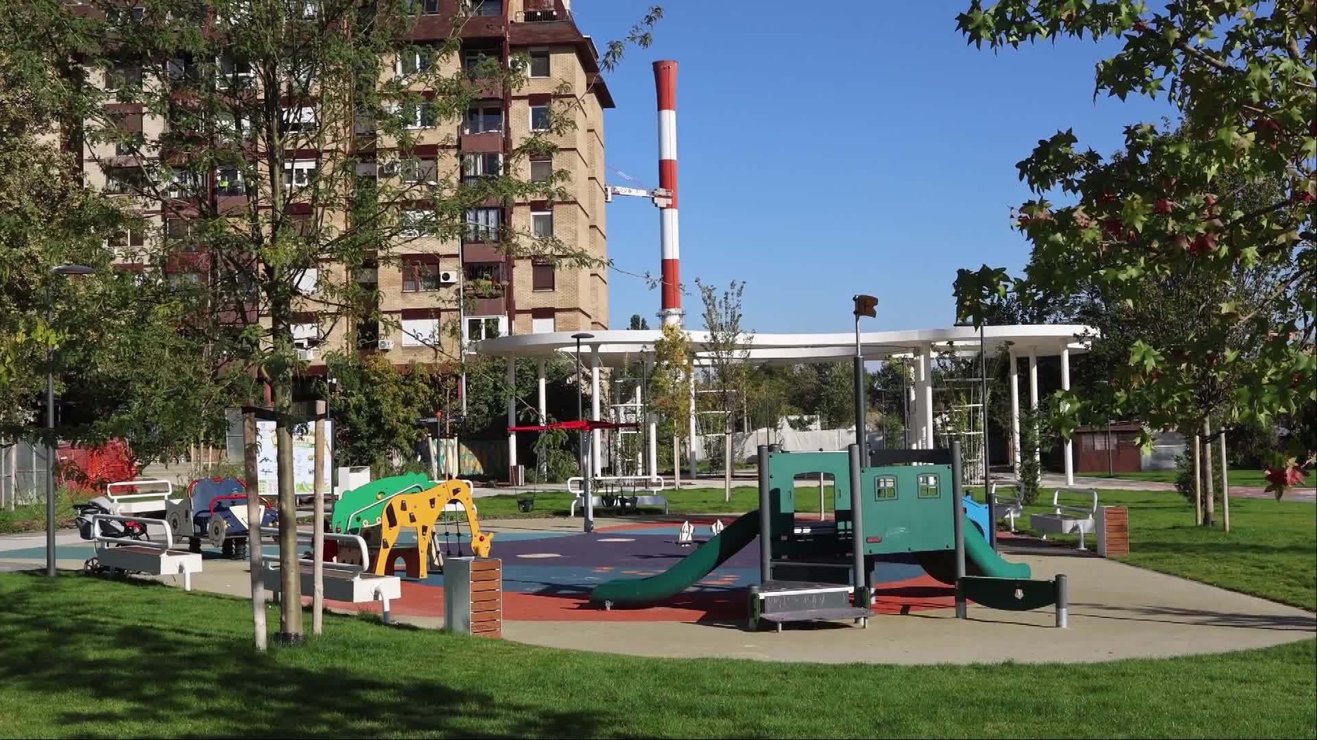 Views of Linijski Park in Dorcol, Belgrade, Serbia - 10/01/2026