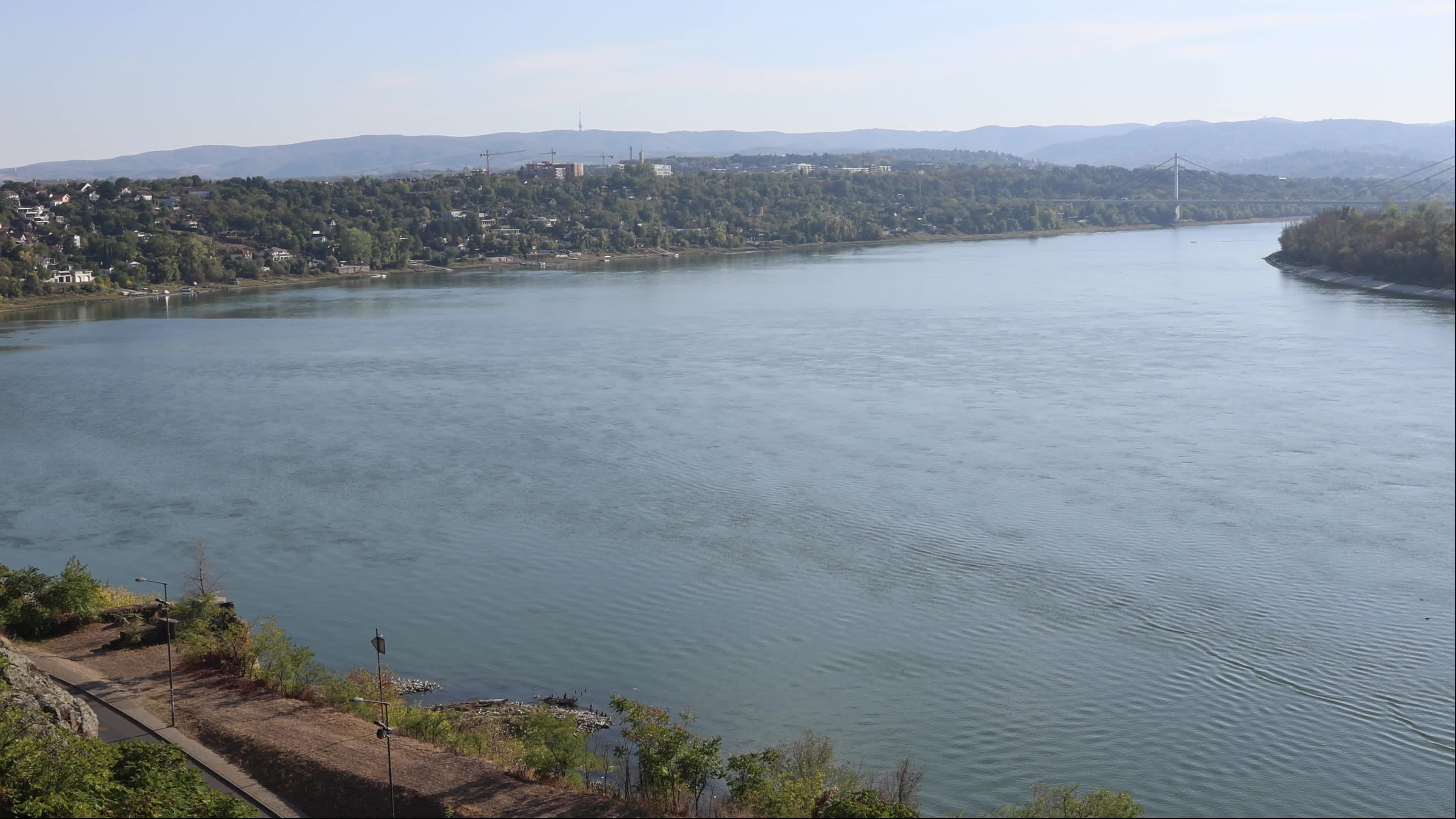 View of the Danube in Serbia