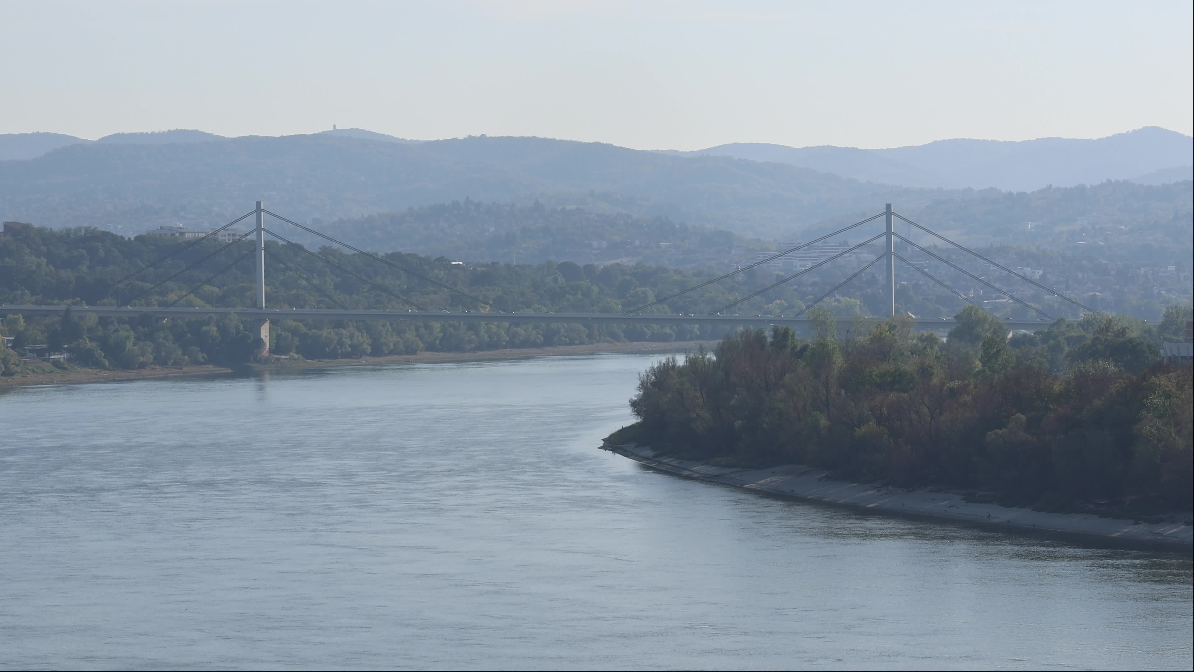 View of the Danube in Serbia